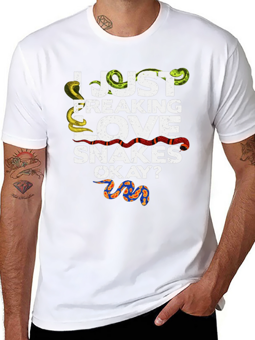 I Just Freaking Love Snakes T-Shirt