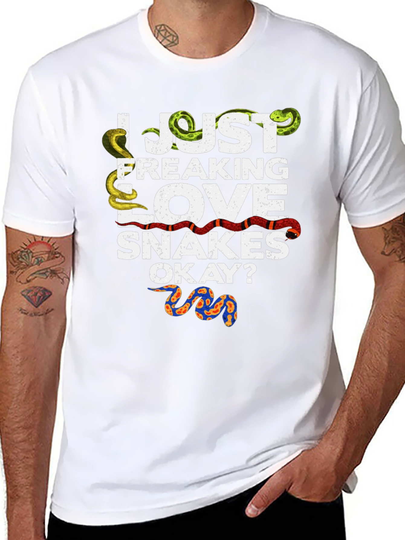 I Just Freaking Love Snakes T-Shirt