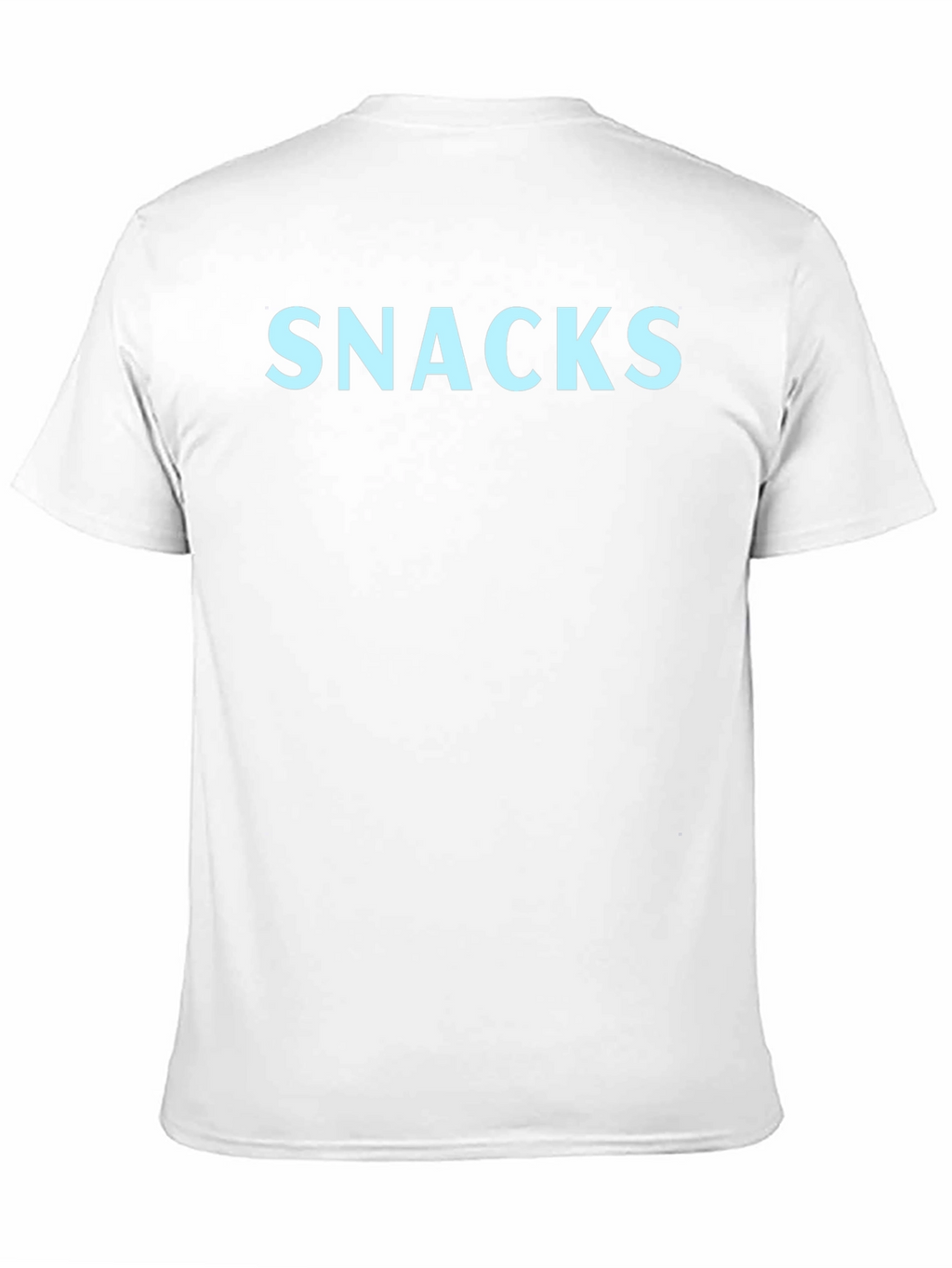 Snacks Graphic Print Black T-Shirt