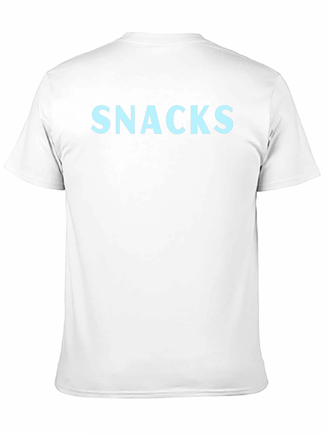 Snacks Graphic Print Black T-Shirt