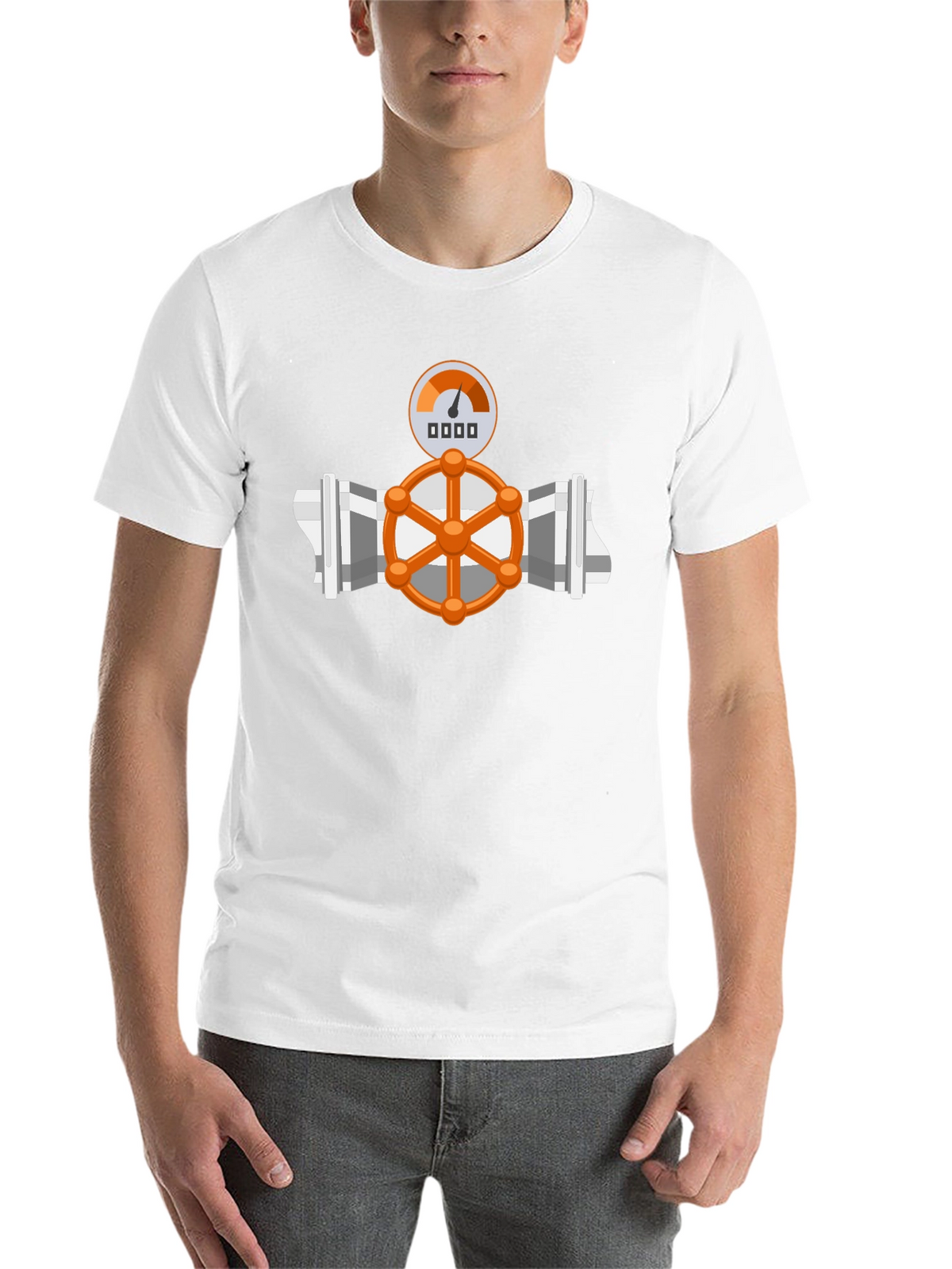 Plumbing Valve Graphic T-Shirt
