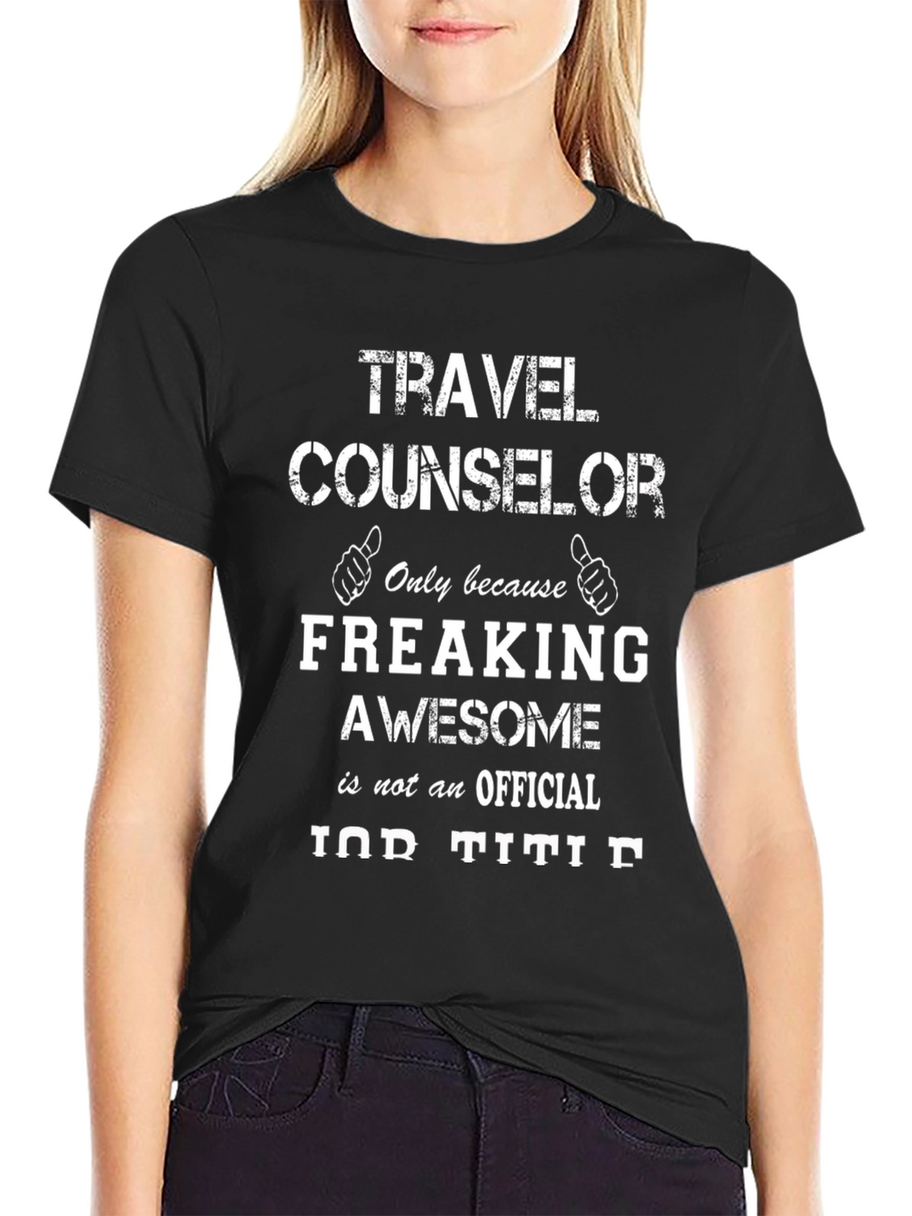 Travel Counselor Awesome Job Title T-Shirt