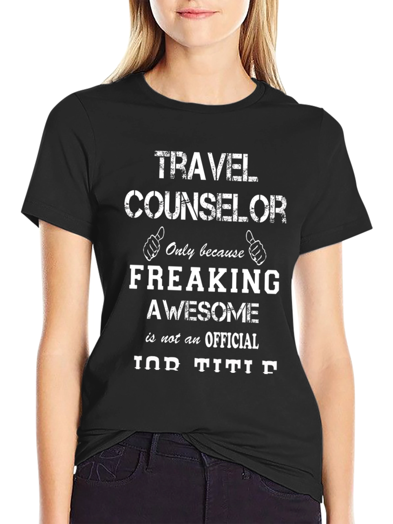 Travel Counselor Awesome Job Title T-Shirt