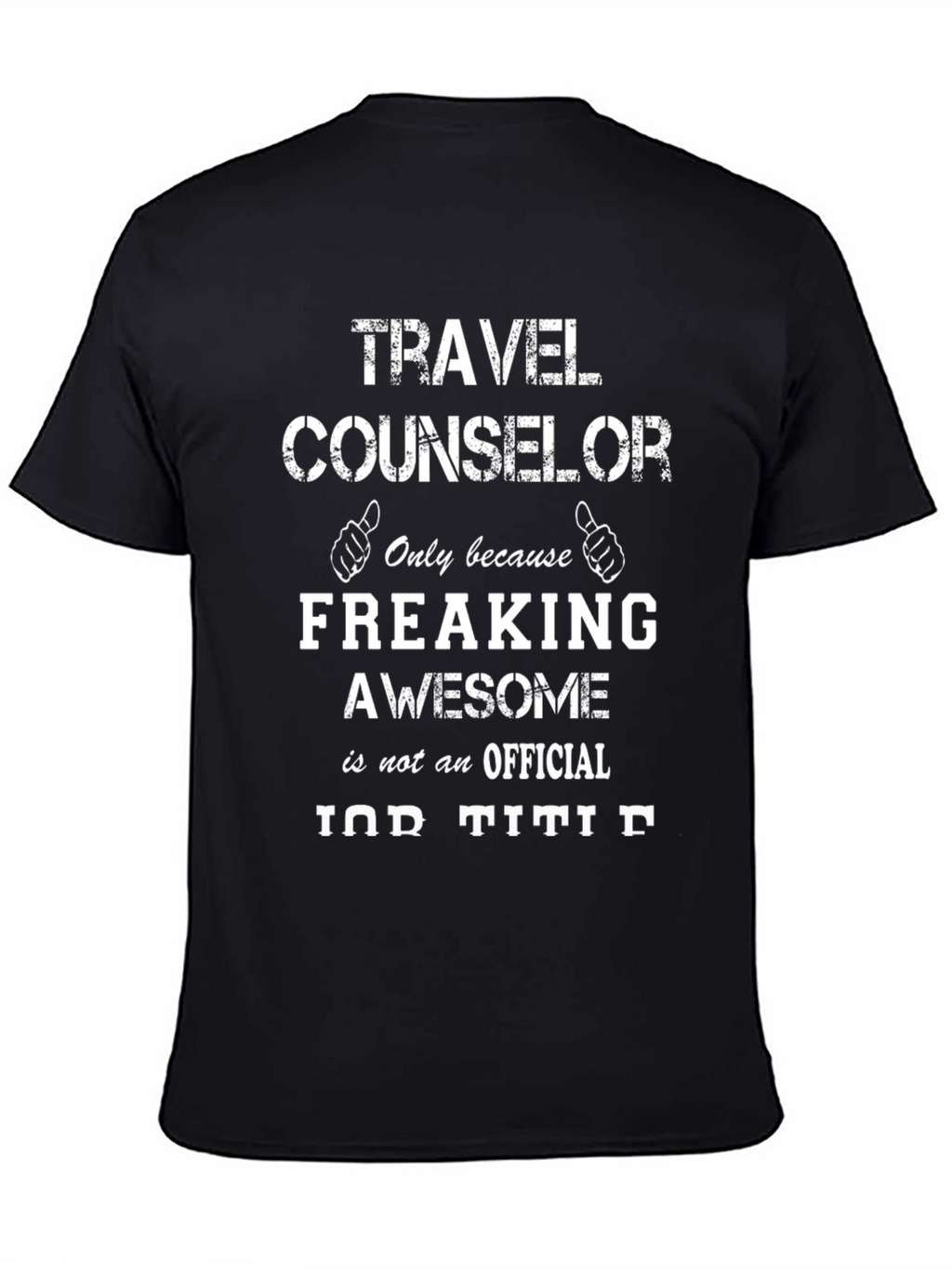Travel Counselor Awesome Job Title T-Shirt