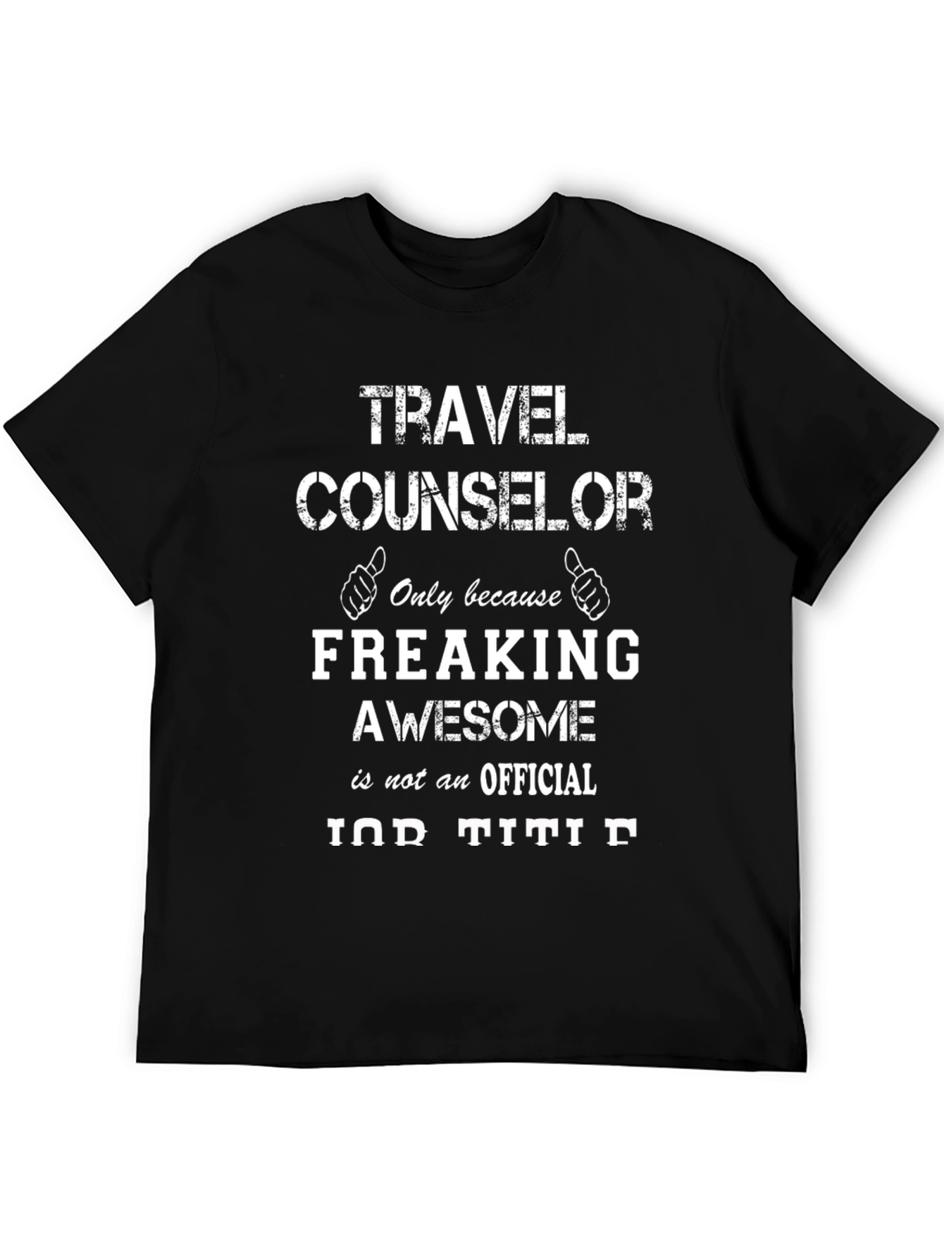 Travel Counselor Awesome Job Title T-Shirt