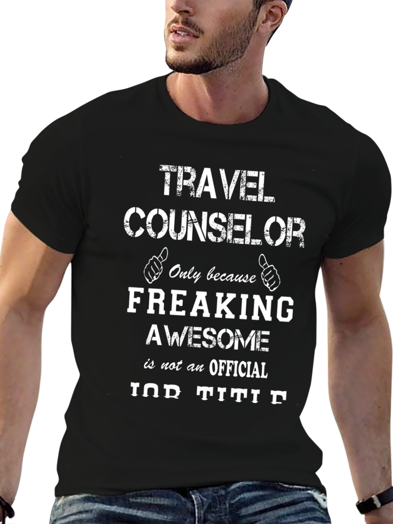 Travel Counselor Awesome Job Title T-Shirt