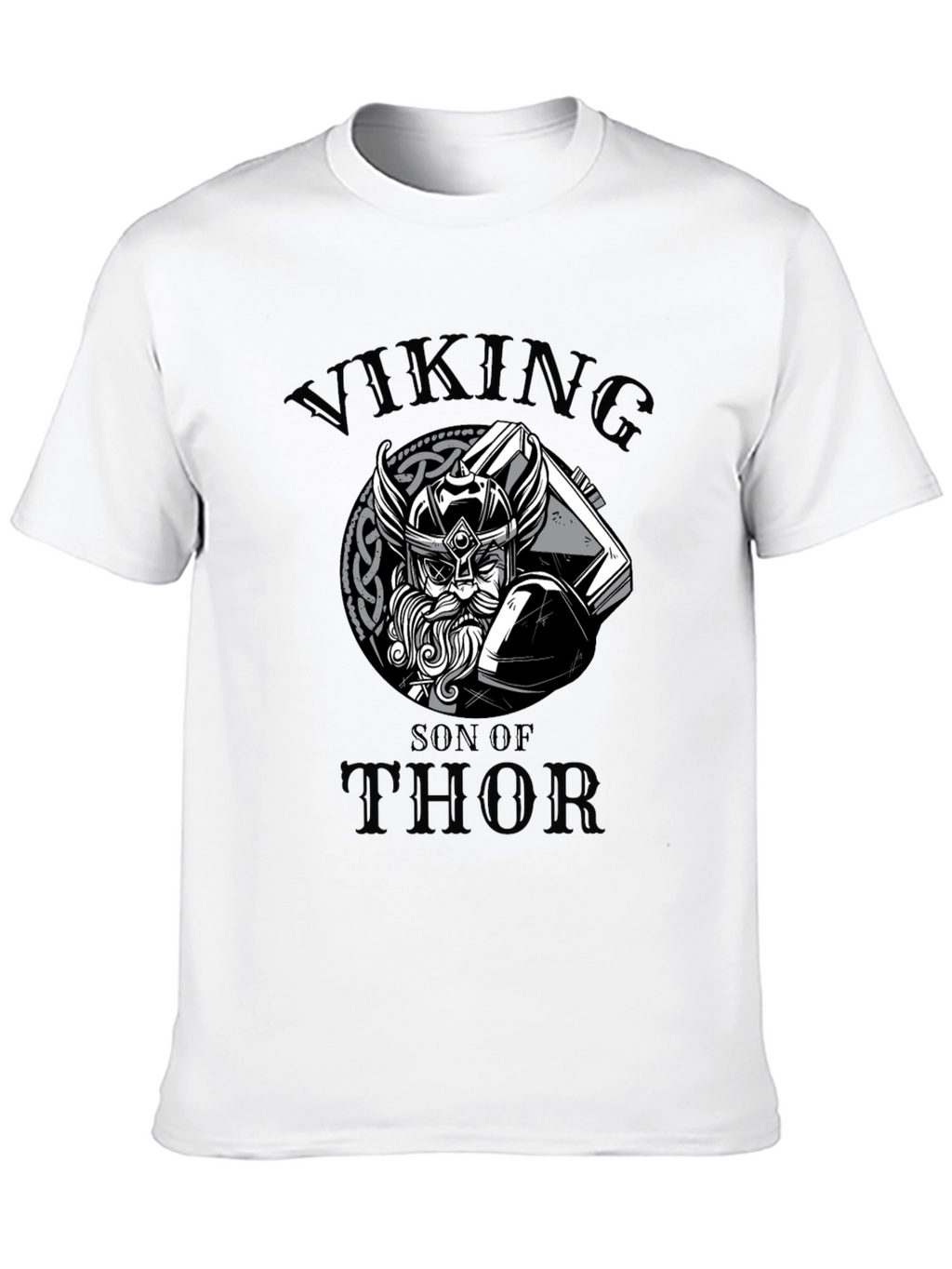 Viking Son of Thor Graphic Tee - Black