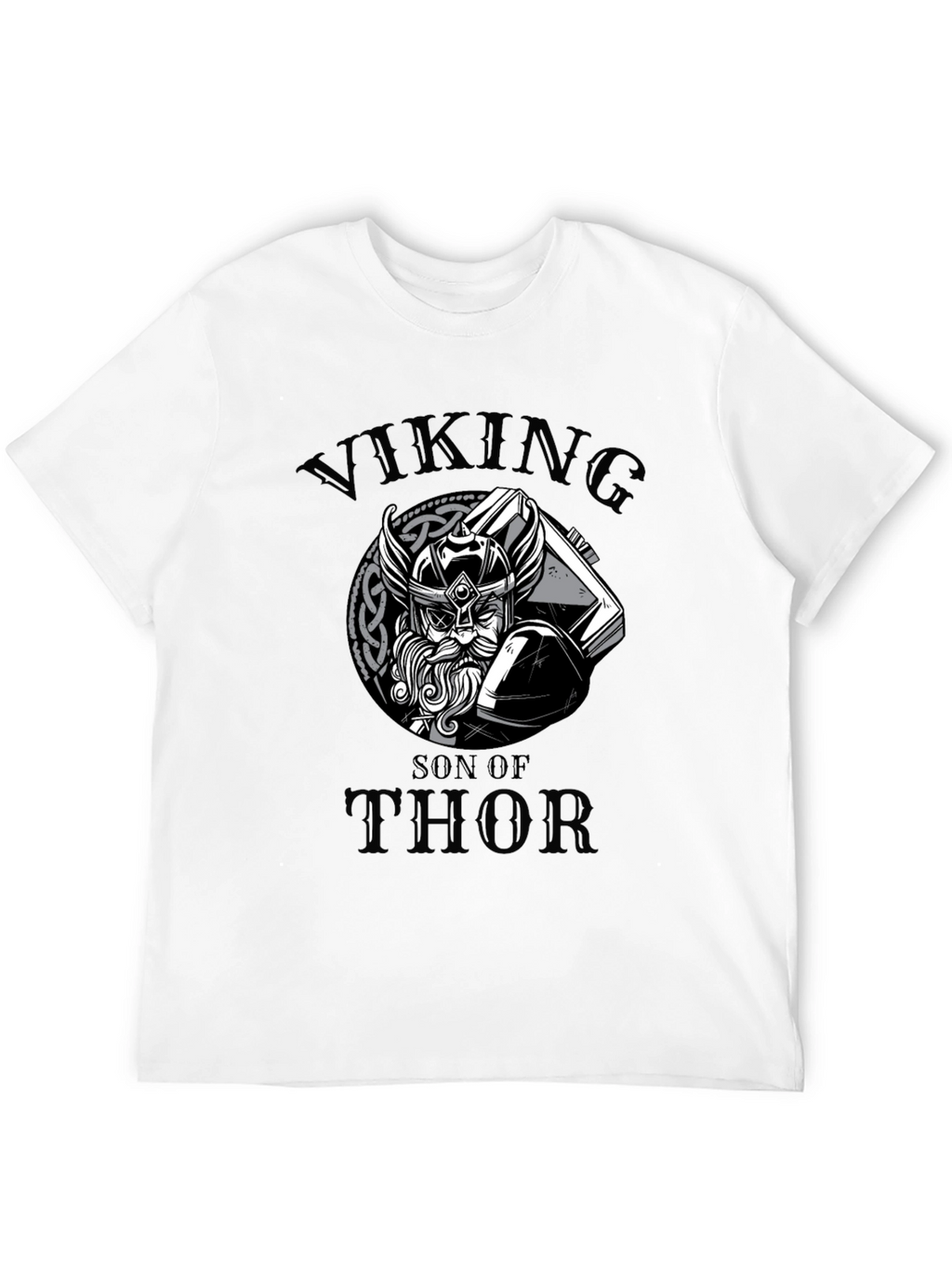 Viking Son of Thor Graphic Tee - Black
