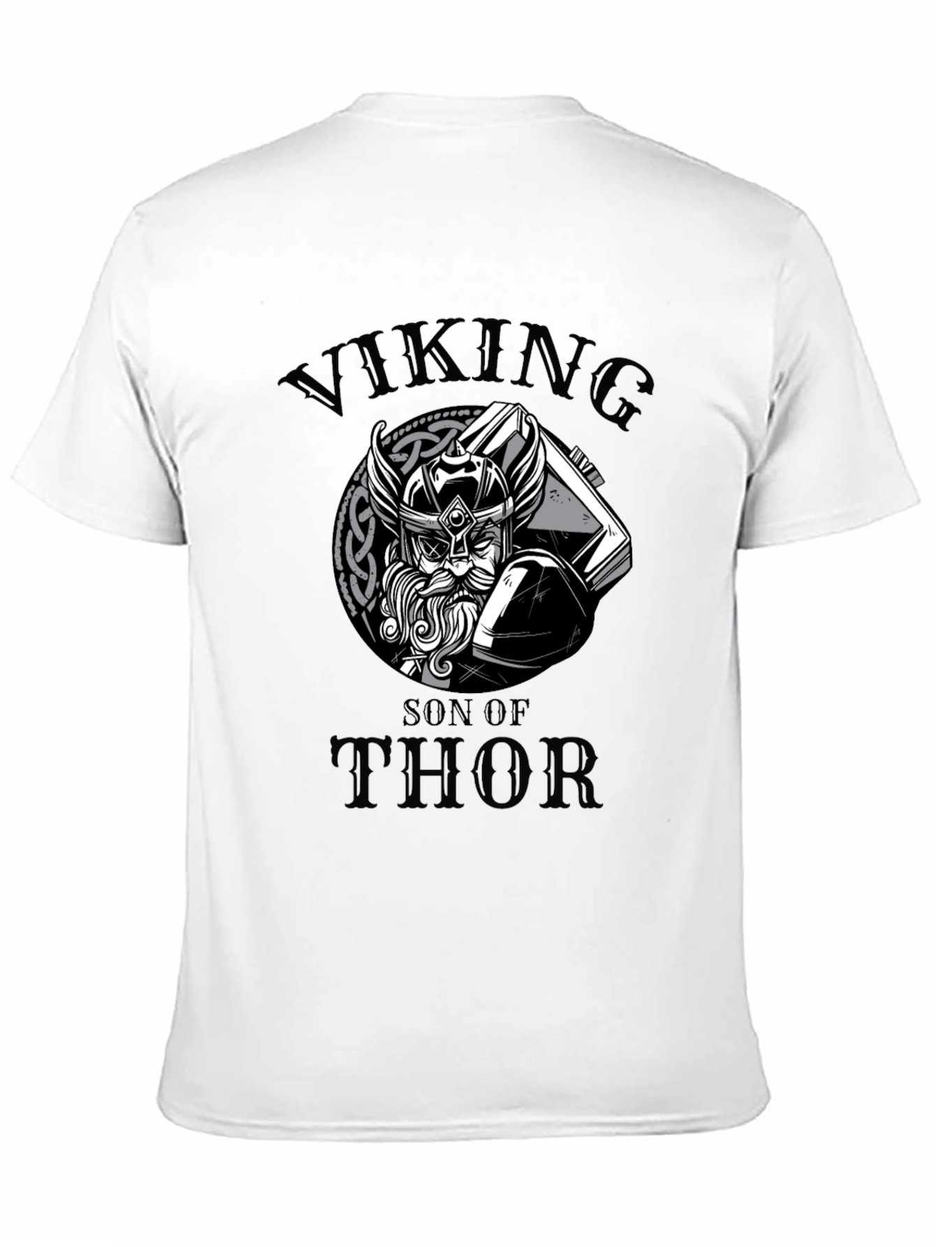 Viking Son of Thor Graphic Tee - Black
