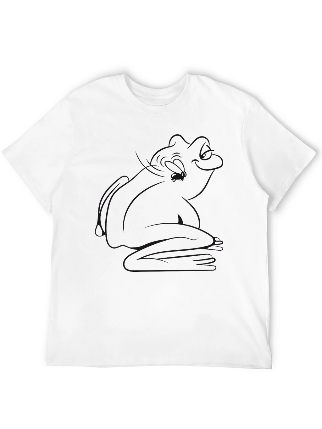 Mens Black Short Sleeve Crew Neck Tee