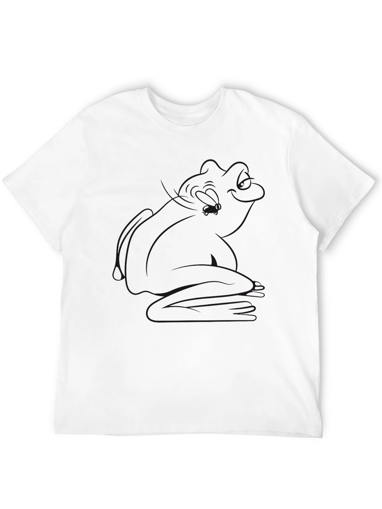 Mens Black Short Sleeve Crew Neck Tee