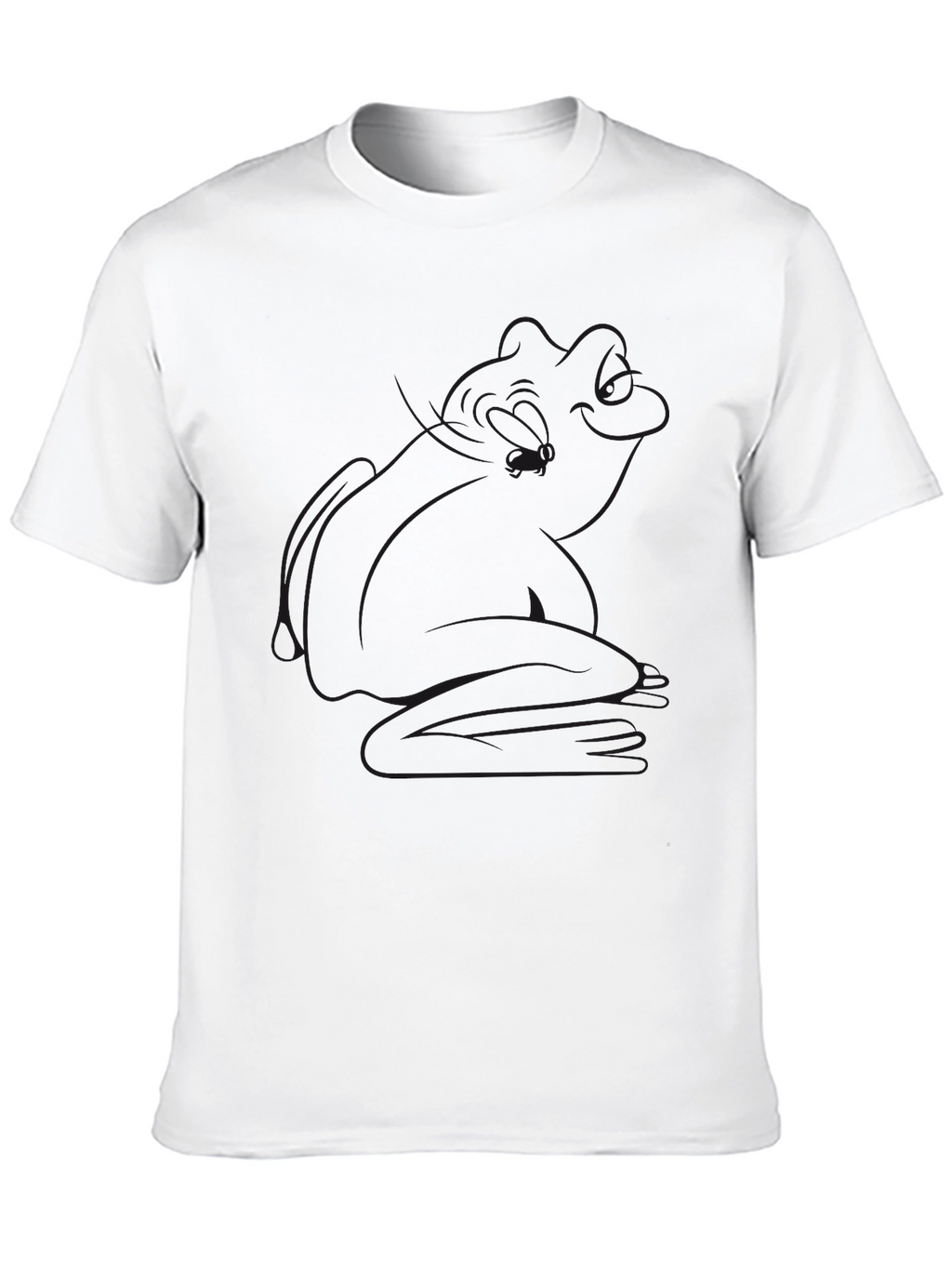 Mens Black Short Sleeve Crew Neck Tee