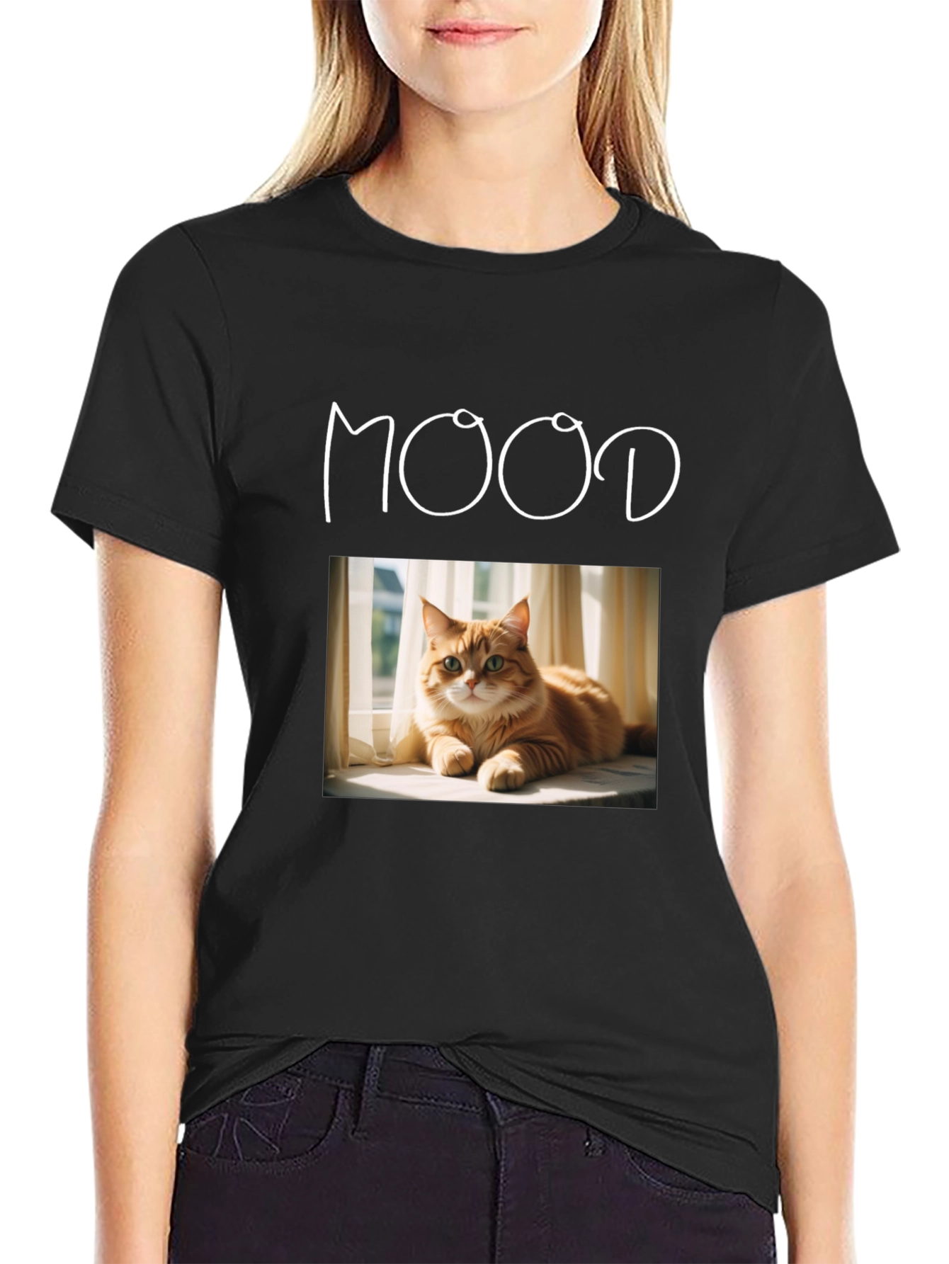 Mood Cat Graphic T-Shirt - Unisex