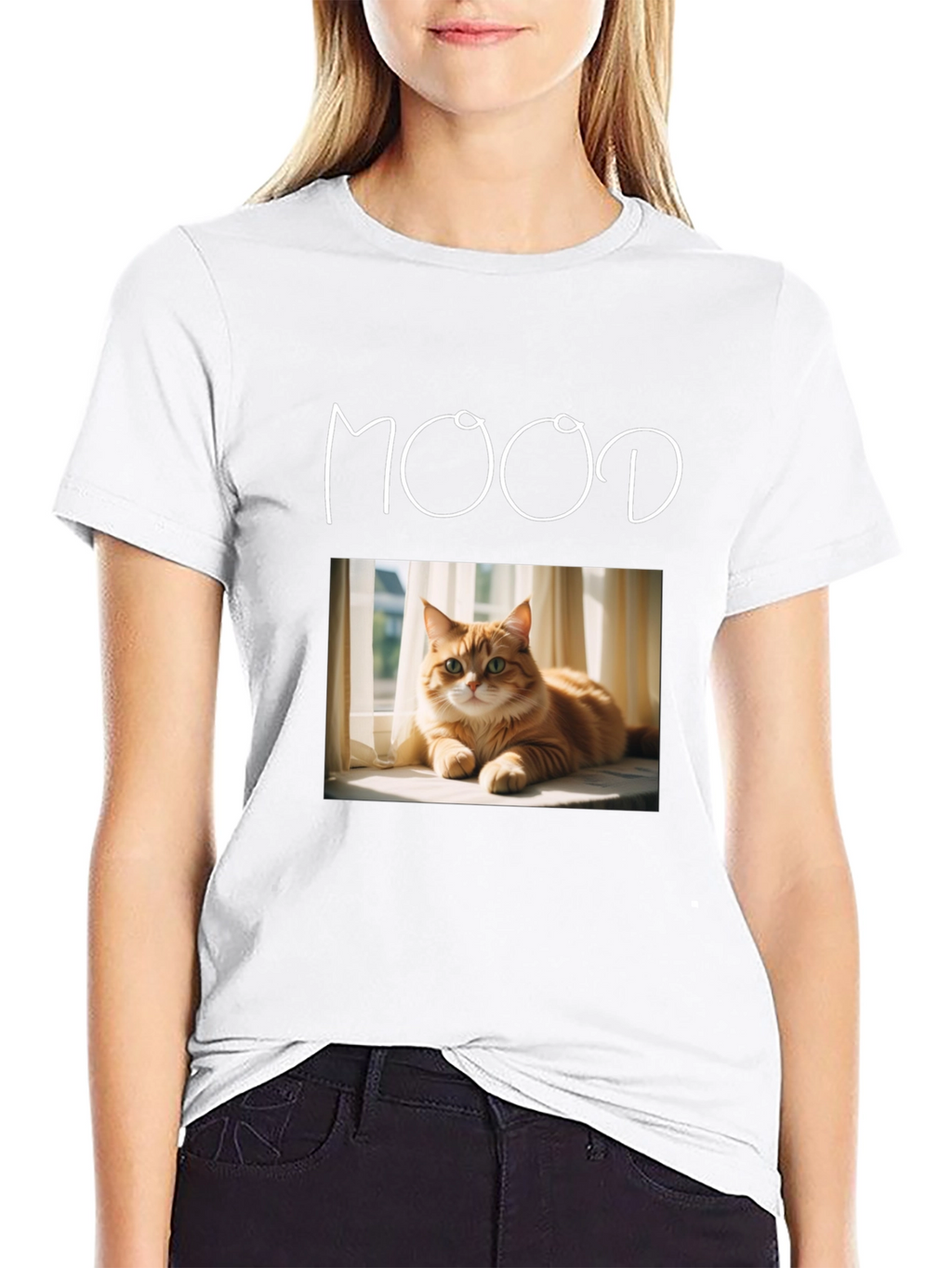 Mood Cat Graphic T-Shirt - Unisex