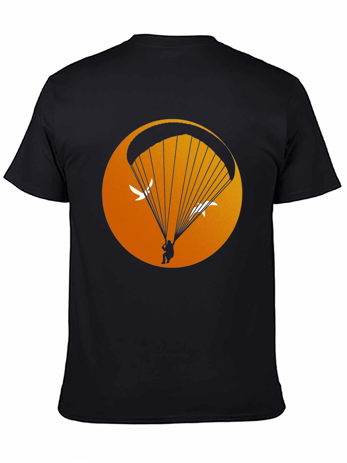 Paragliding Silhouette Graphic Tee