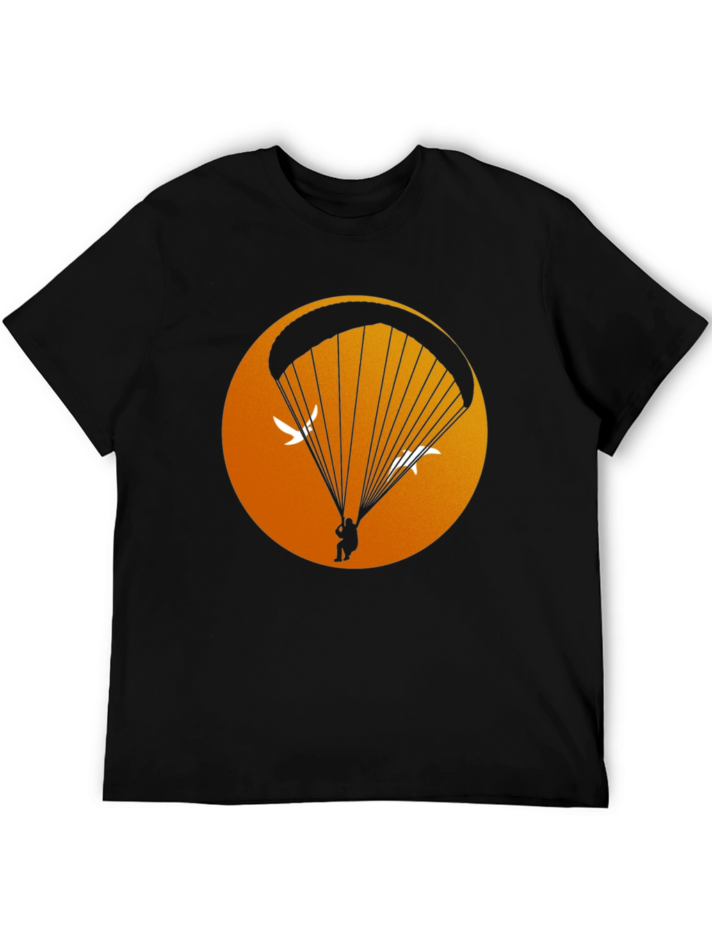 Paragliding Silhouette Graphic Tee