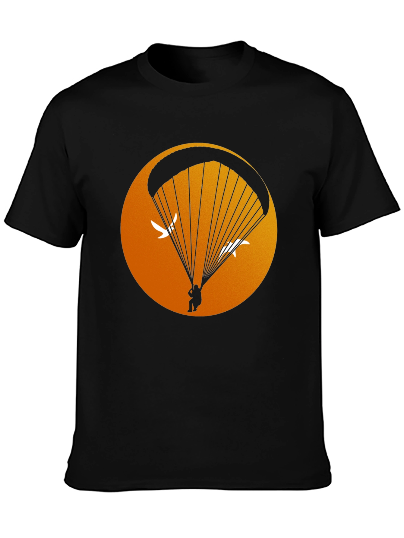 Paragliding Silhouette Graphic Tee