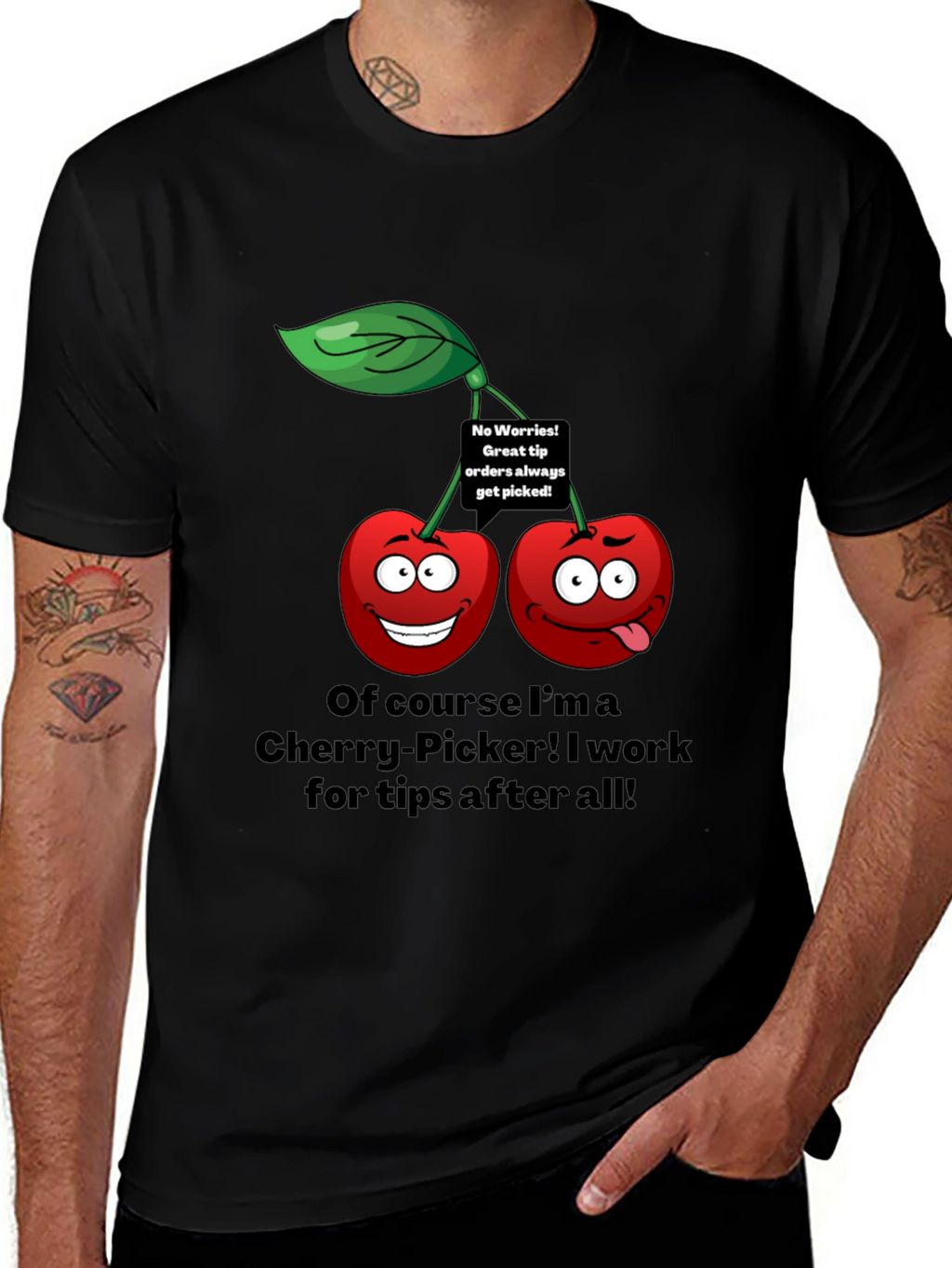 Funny Cherry Picker Tip T-Shirt