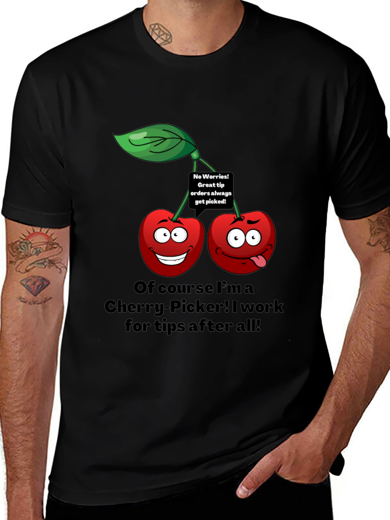 Funny Cherry Picker Tip T-Shirt