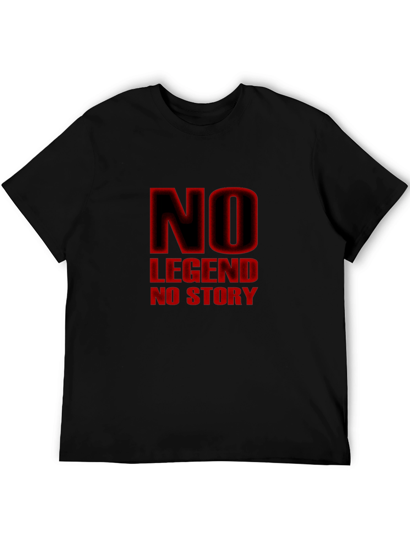 No Legend No Story Black Graphic Tee