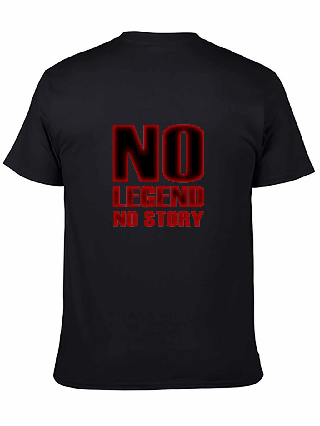 No Legend No Story Black Graphic Tee