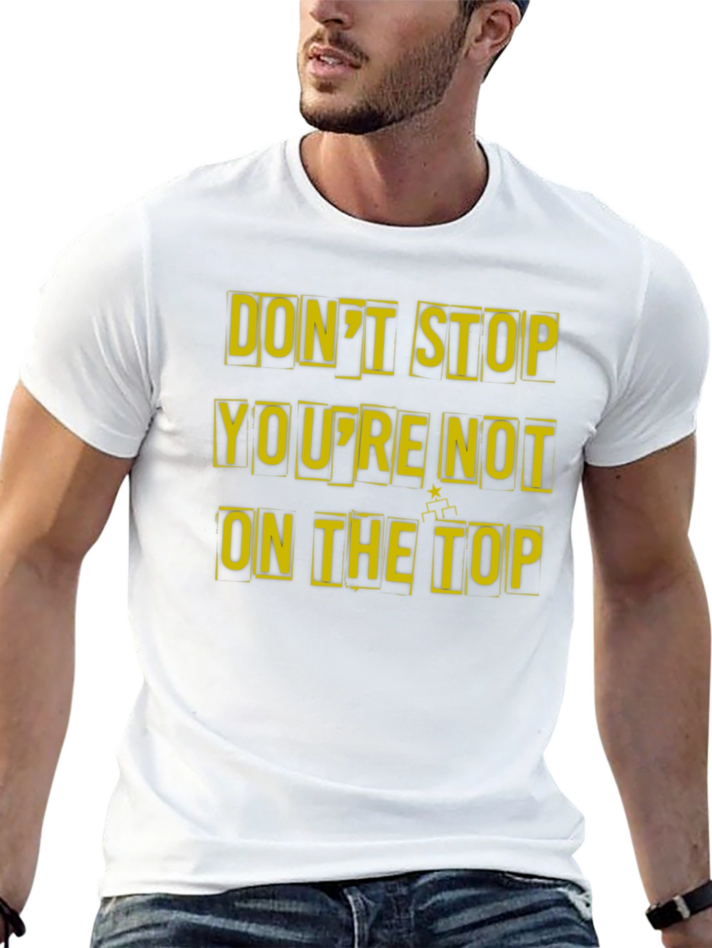Motivational Dont Stop Graphic Tee