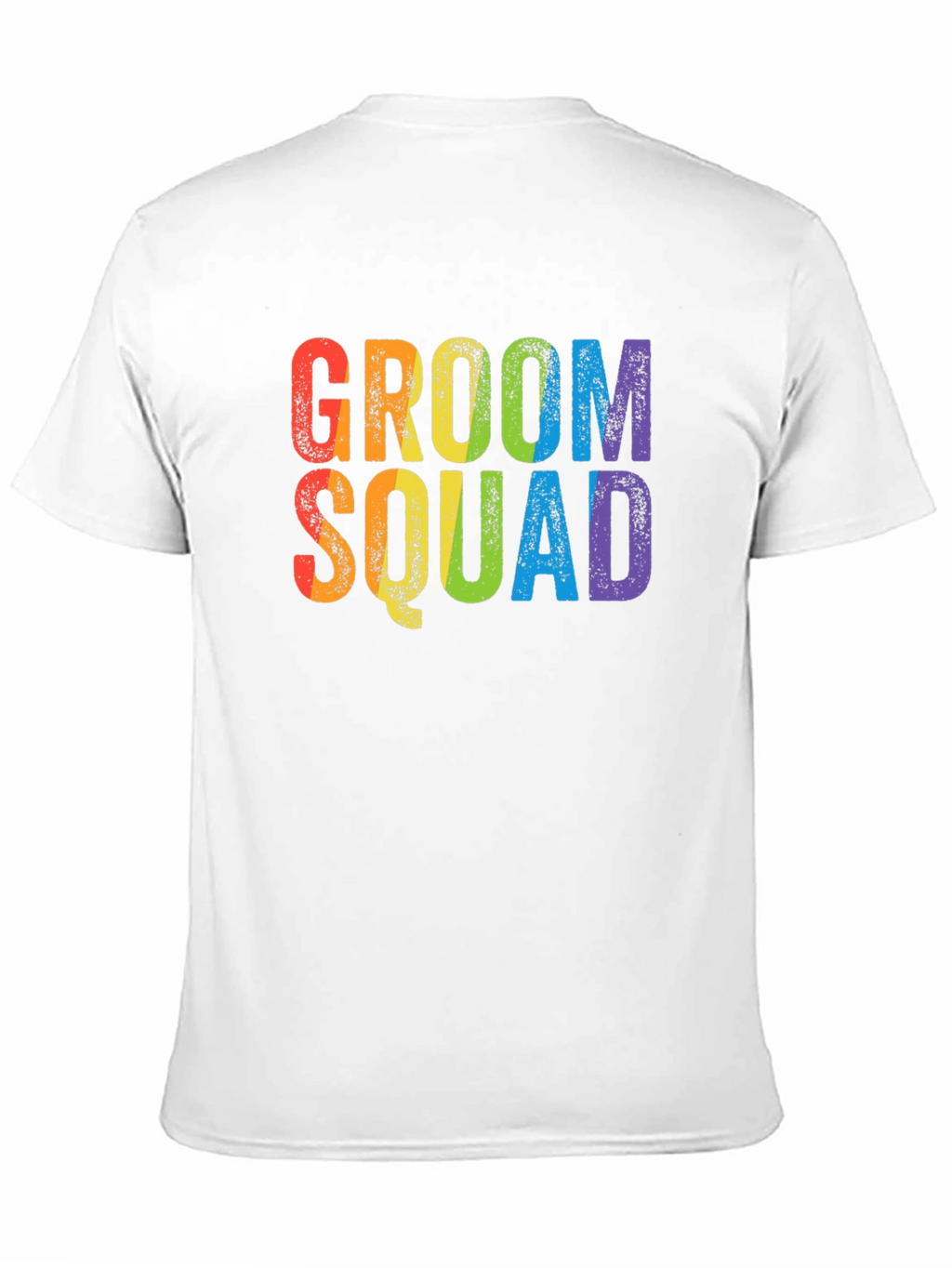 Groom Squad Rainbow T-Shirt