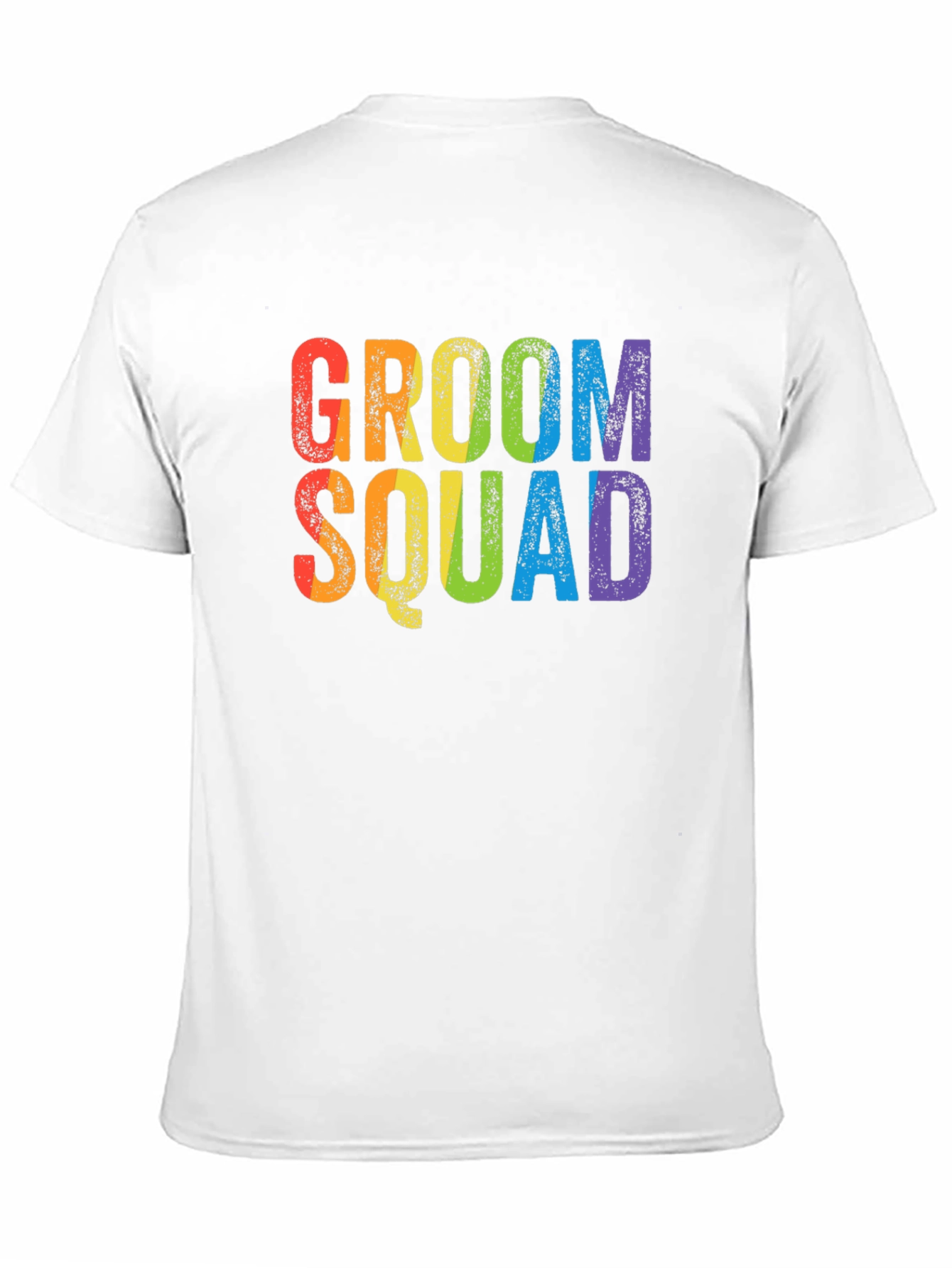 Groom Squad Rainbow T-Shirt