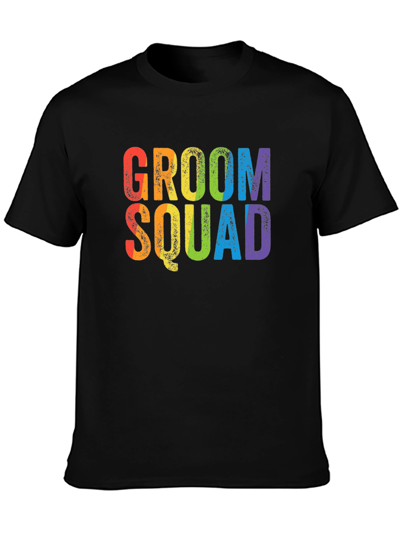 Groom Squad Rainbow T-Shirt