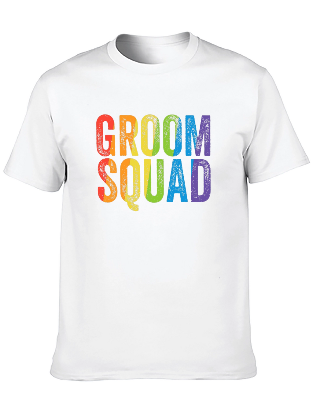 Groom Squad Rainbow T-Shirt