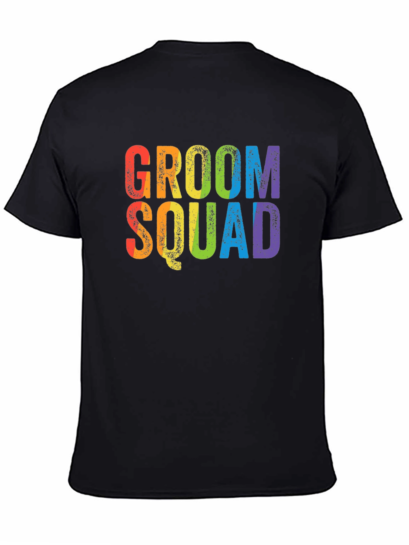 Groom Squad Rainbow T-Shirt