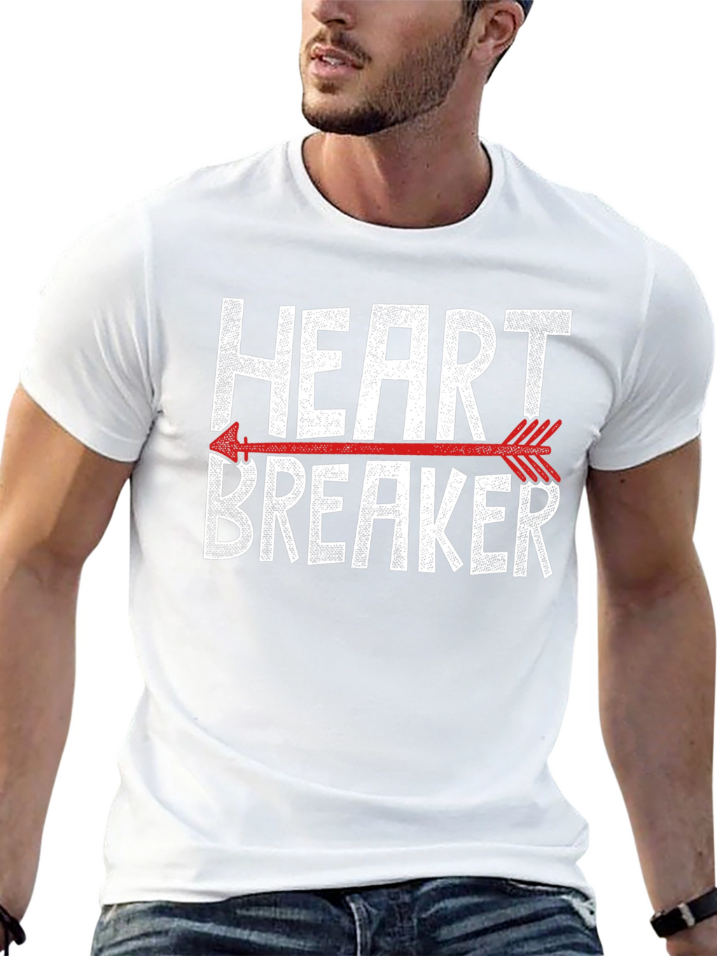 Heartbreaker Graphic Tee - Stylish Mens T-Shirt