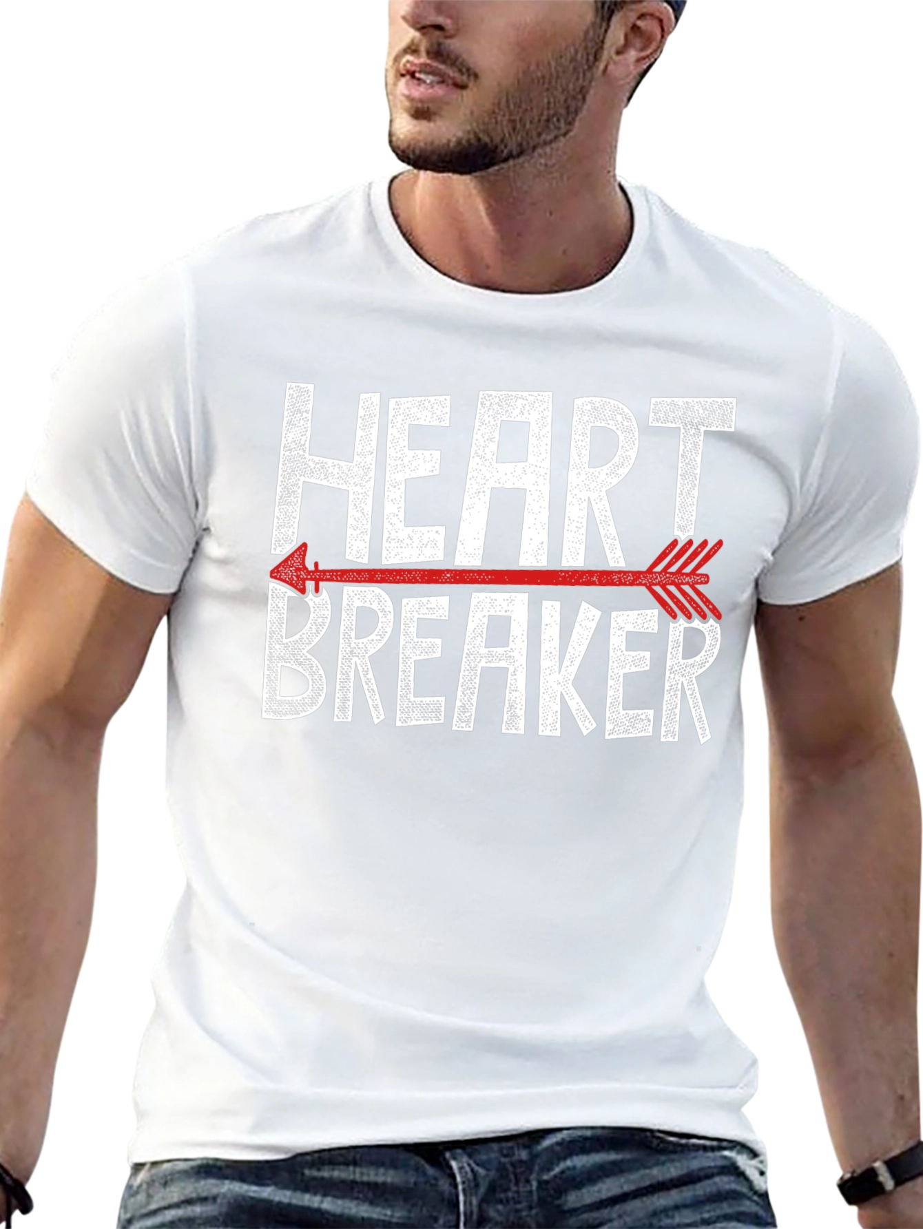 Heartbreaker Graphic Tee - Stylish Mens T-Shirt