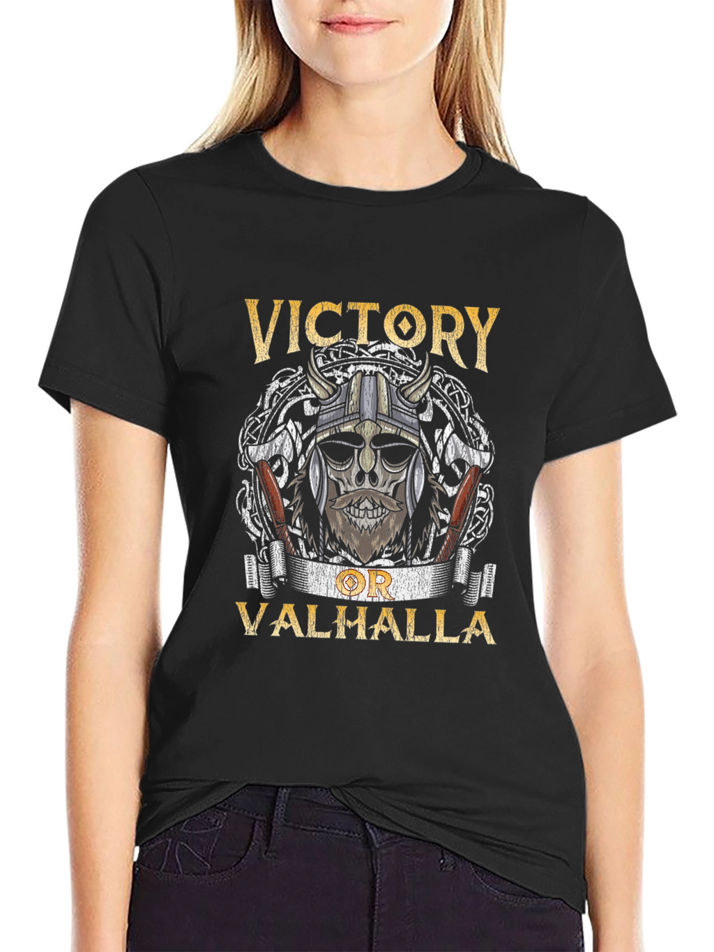 Victory or Valhalla Viking T-Shirt