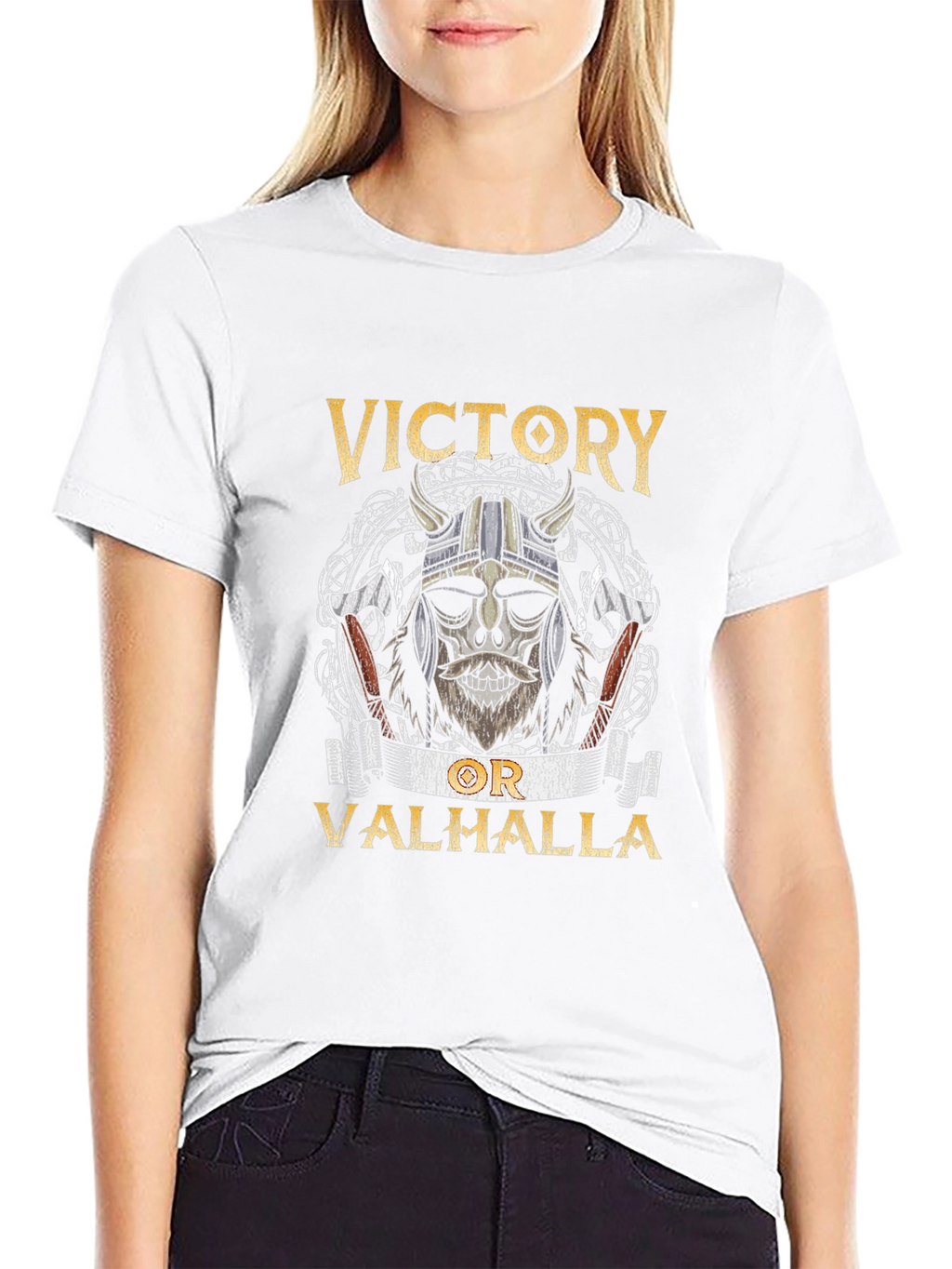 Victory or Valhalla Viking T-Shirt