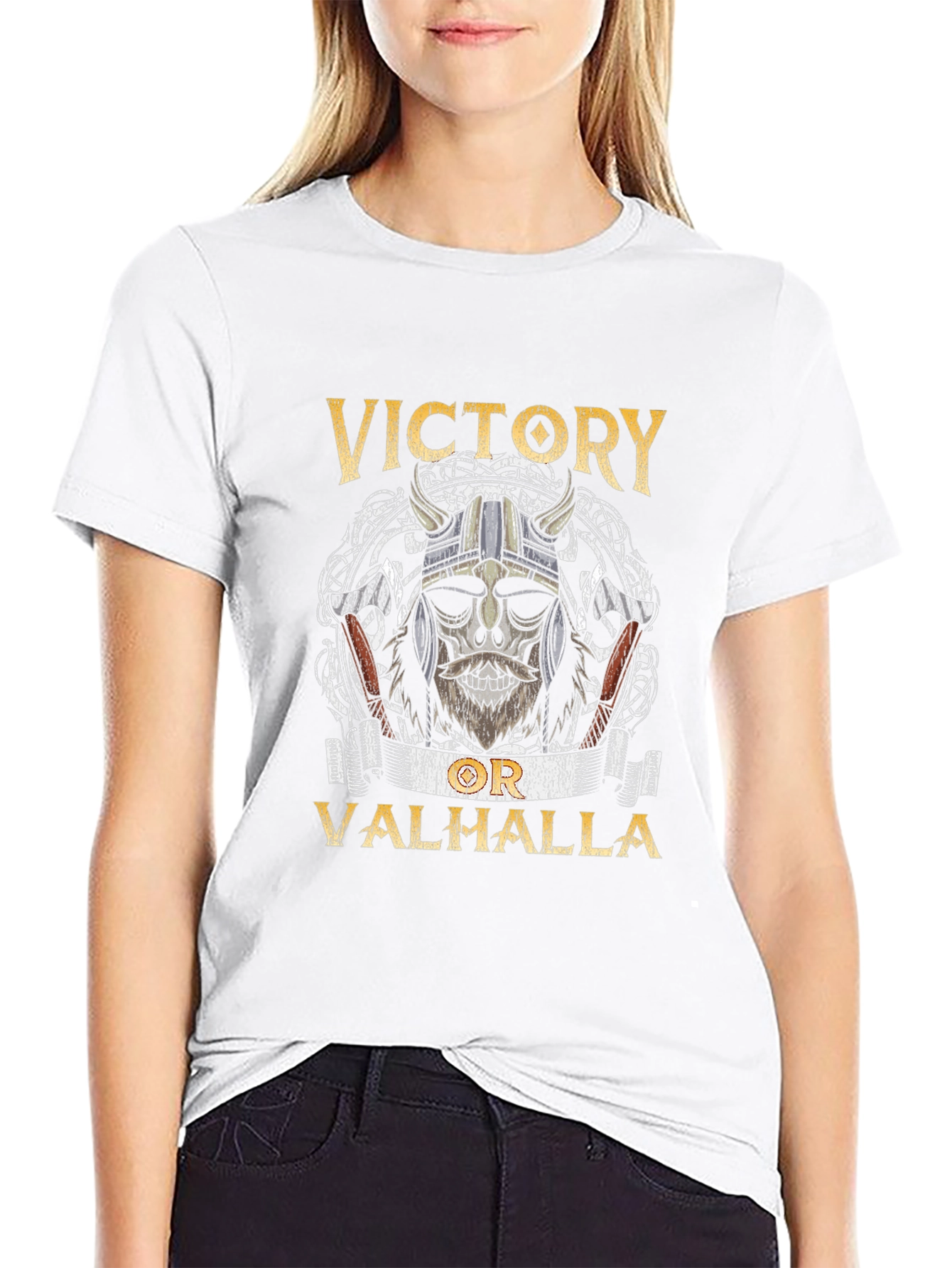 Victory or Valhalla Viking T-Shirt