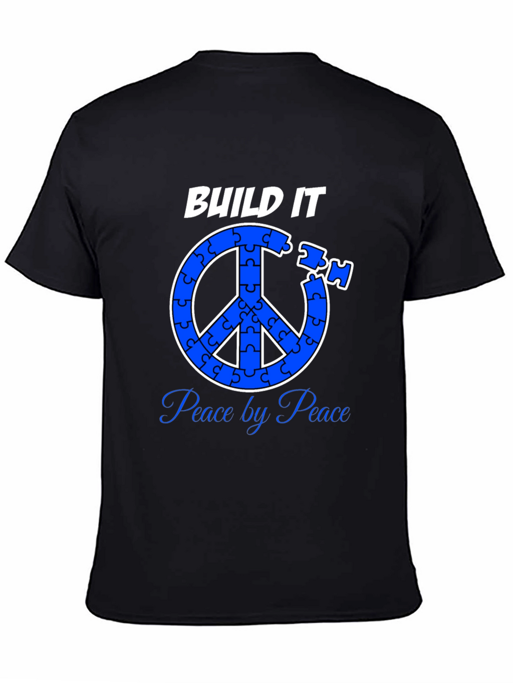 Build Peace Puzzle Piece Symbol T-Shirt