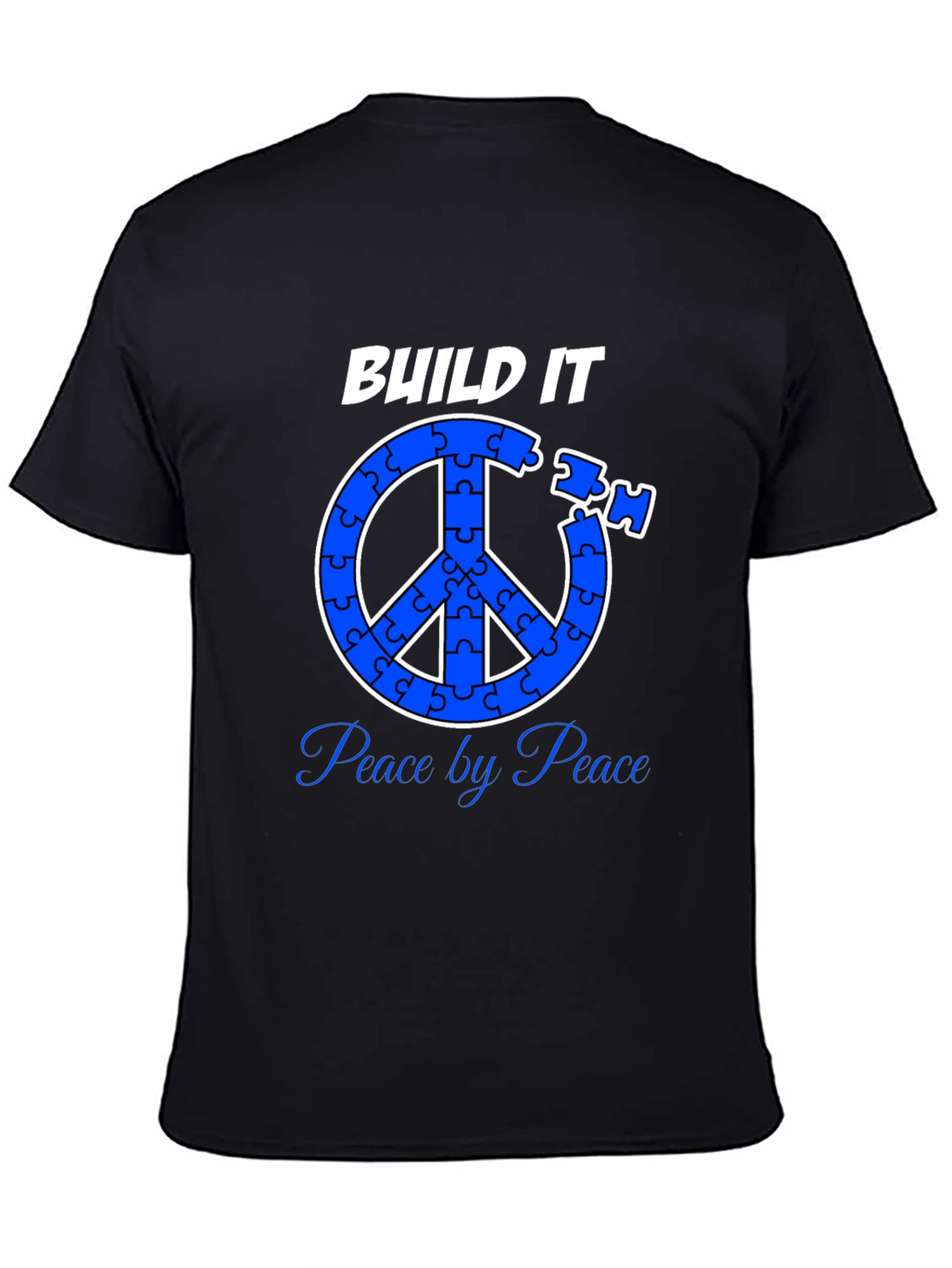 Build Peace Puzzle Piece Symbol T-Shirt