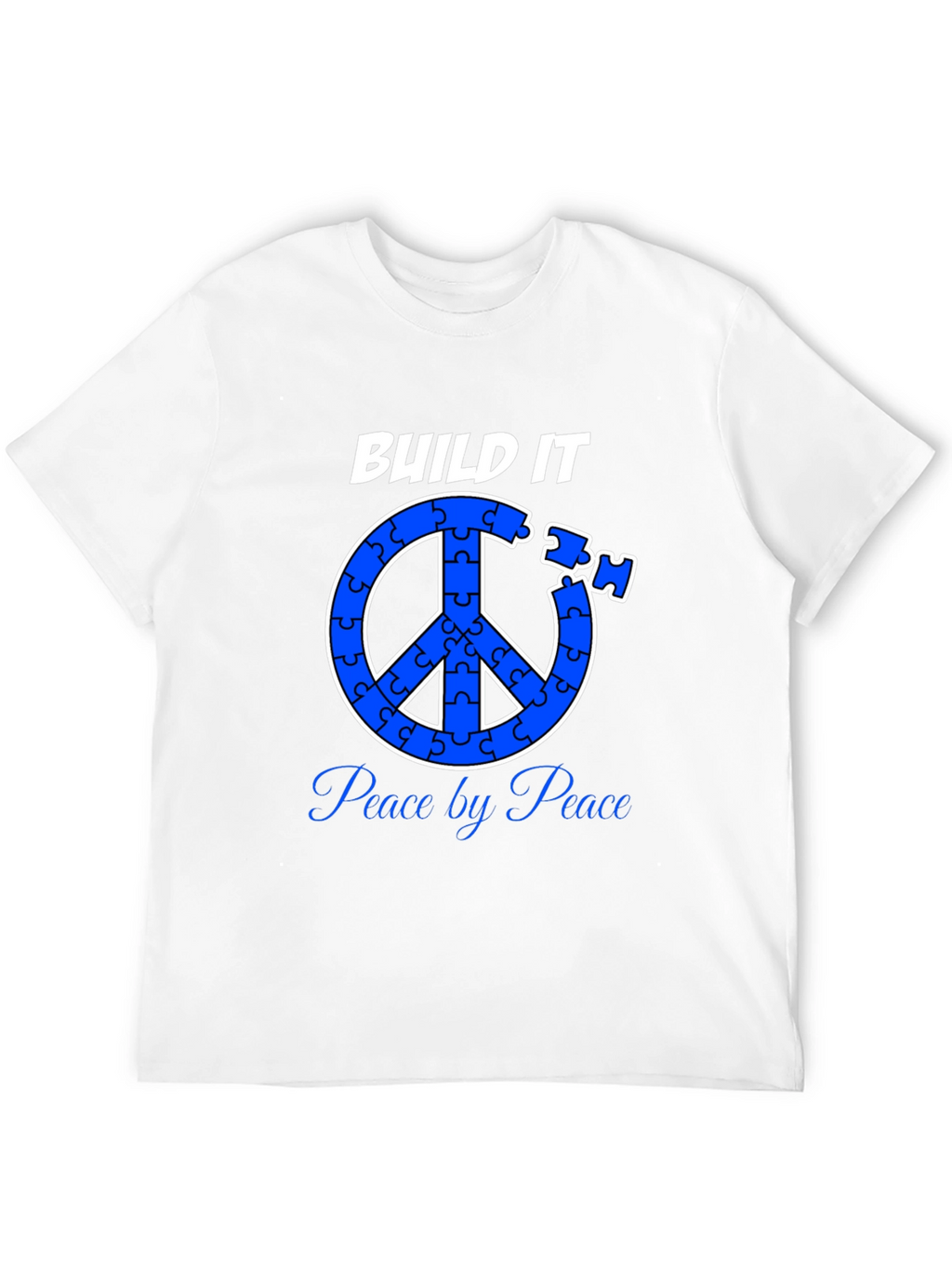 Build Peace Puzzle Piece Symbol T-Shirt