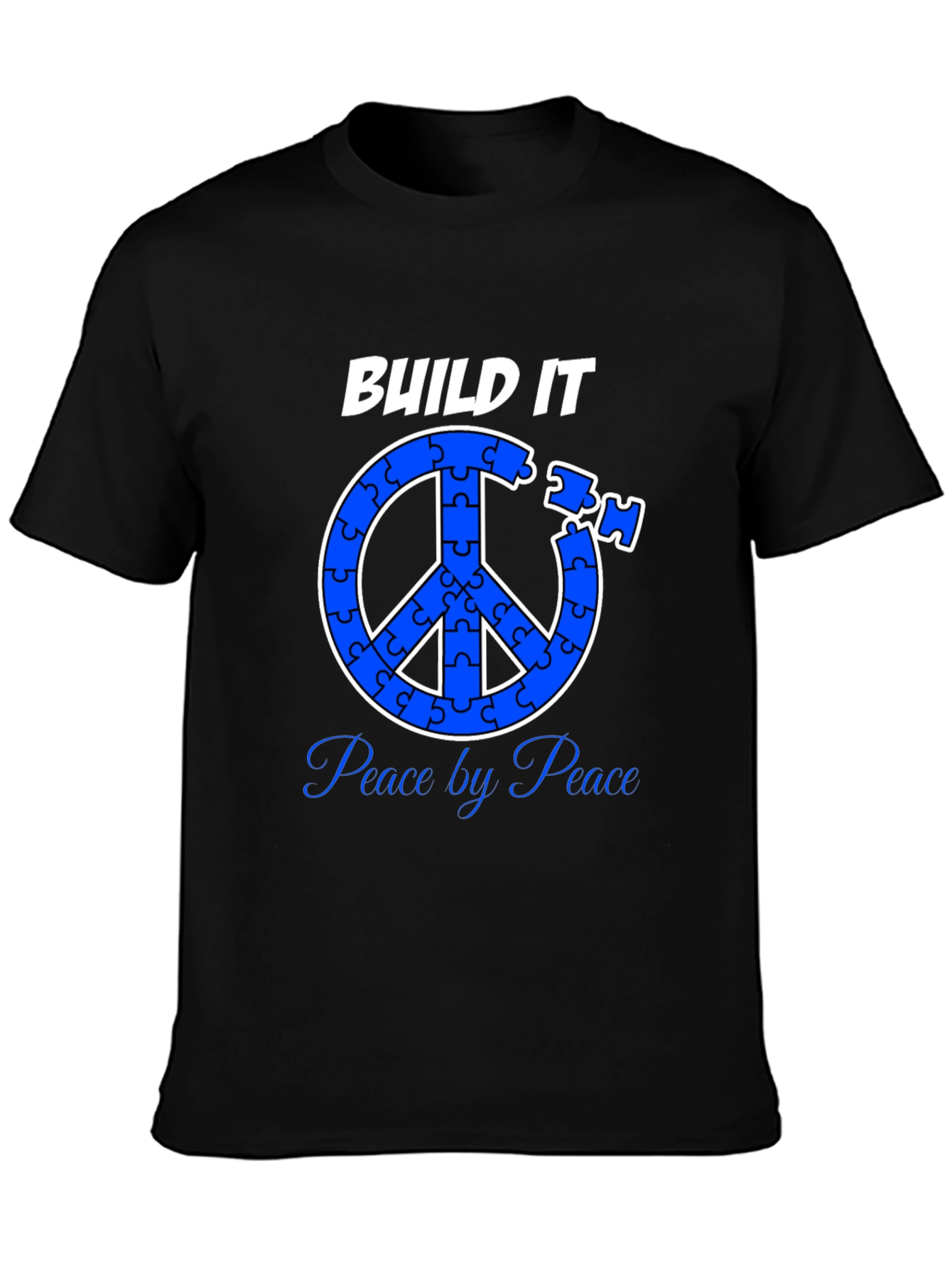 Build Peace Puzzle Piece Symbol T-Shirt