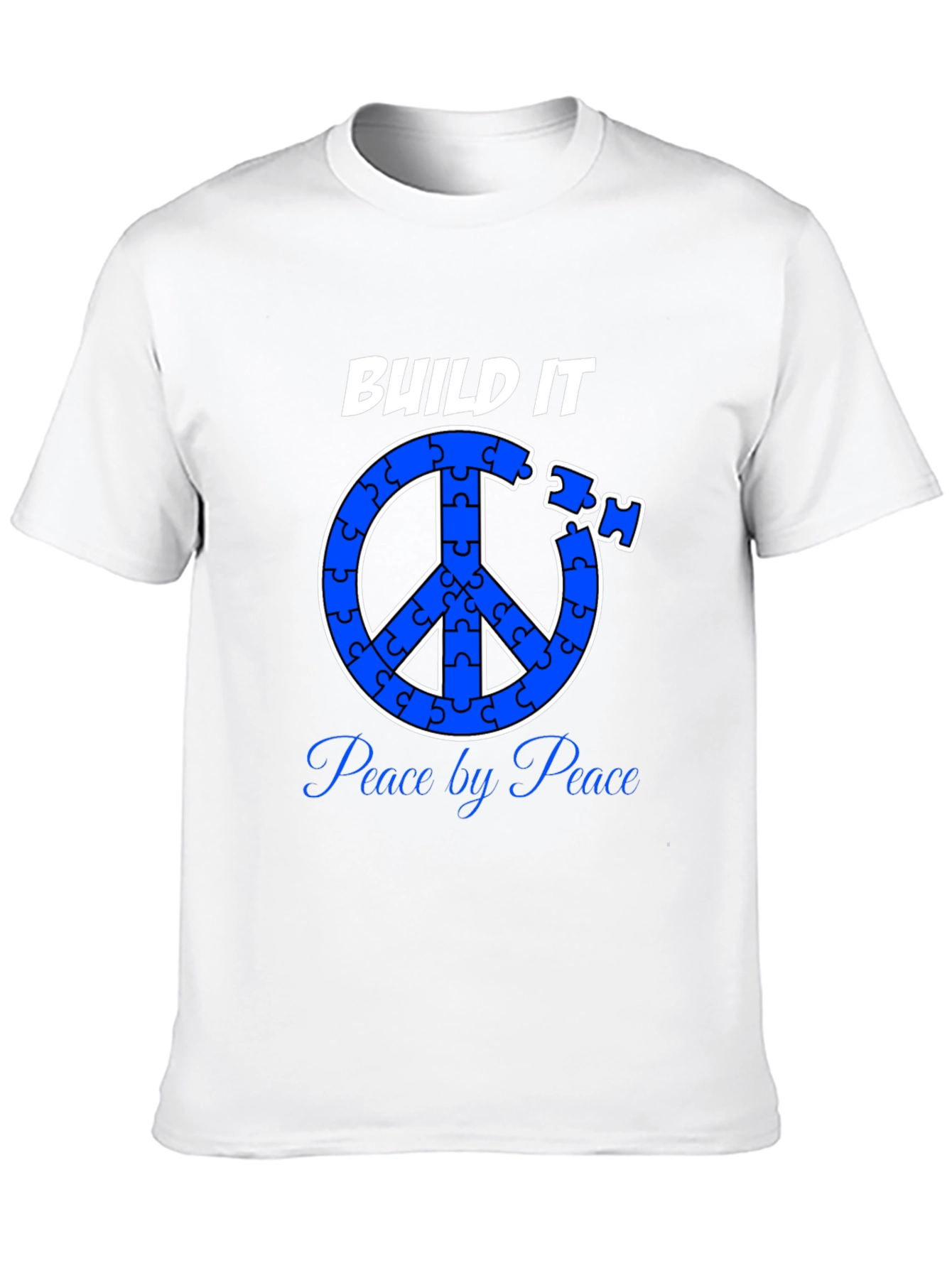 Build Peace Puzzle Piece Symbol T-Shirt