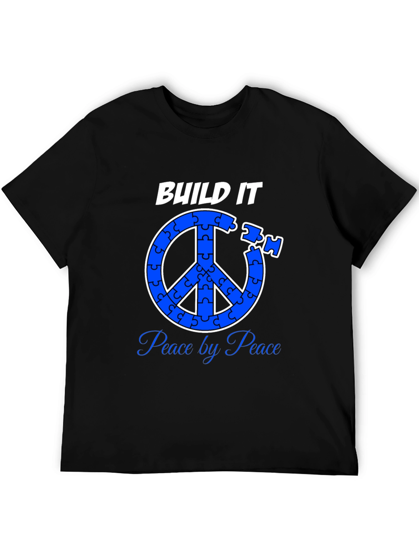 Build Peace Puzzle Piece Symbol T-Shirt