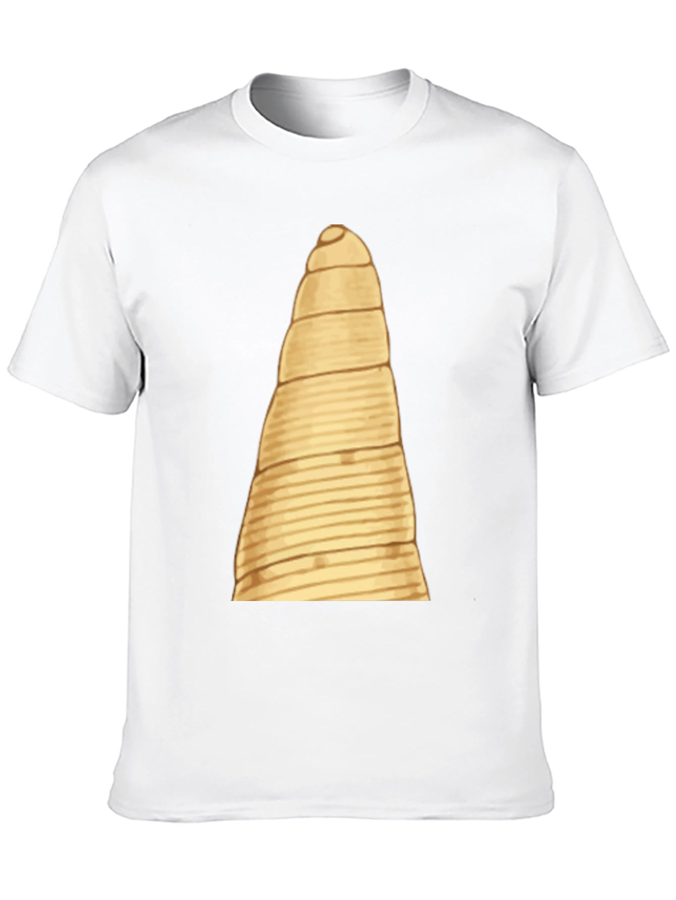 Spiral Straw Tee - Unique Novelty Design
