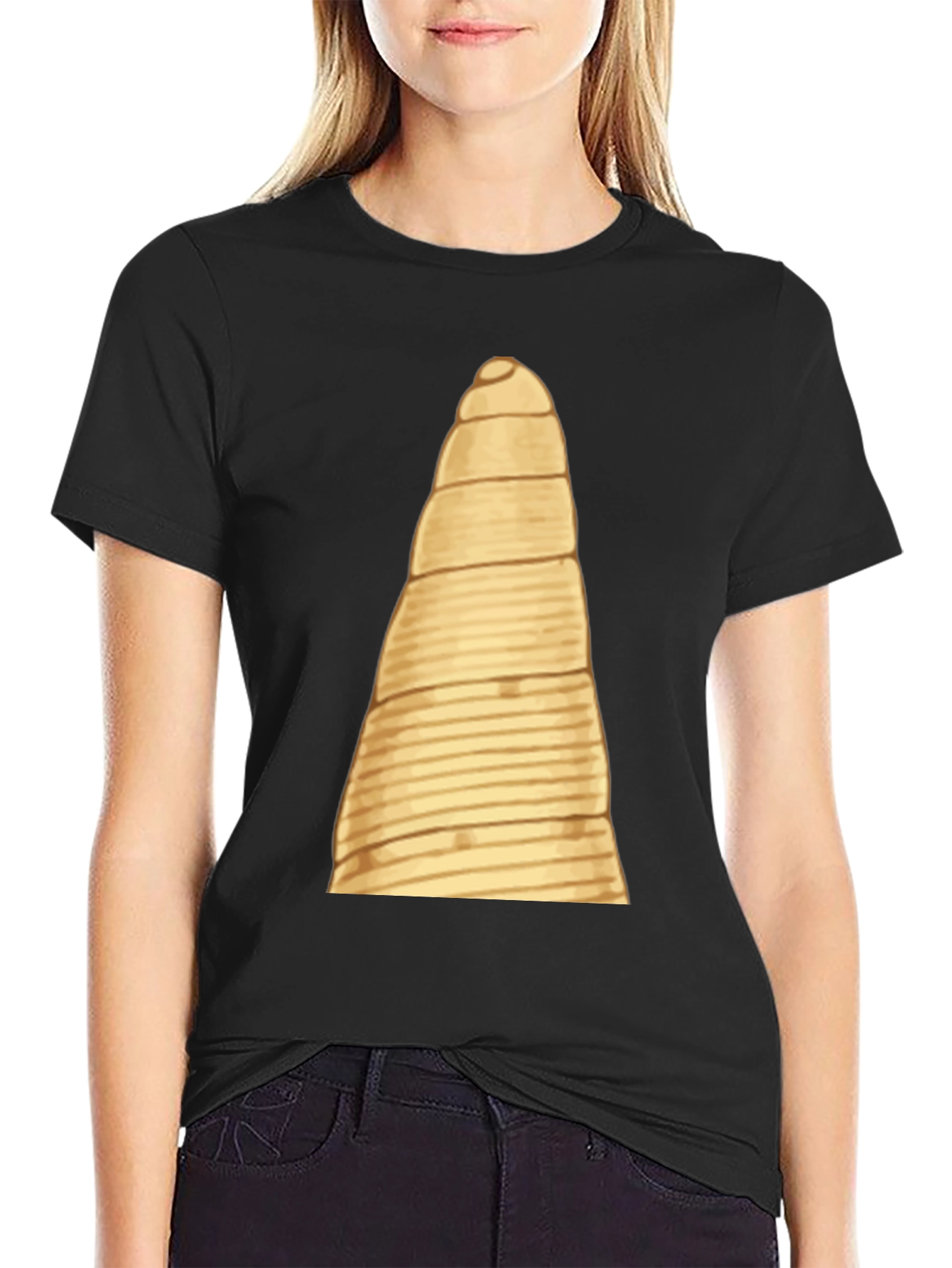 Spiral Straw Tee - Unique Novelty Design