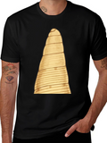 Spiral Straw Tee - Unique Novelty Design