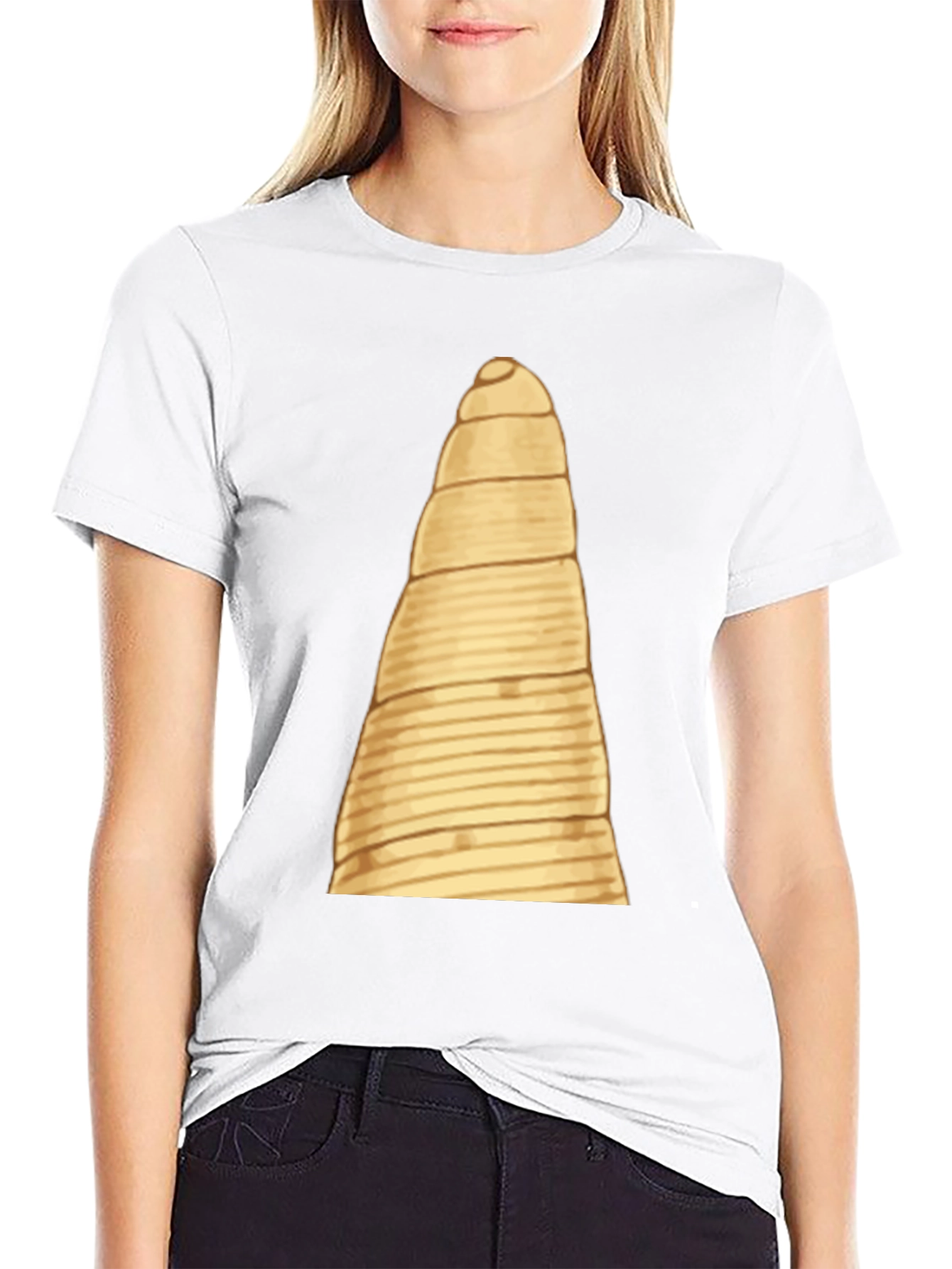 Spiral Straw Tee - Unique Novelty Design