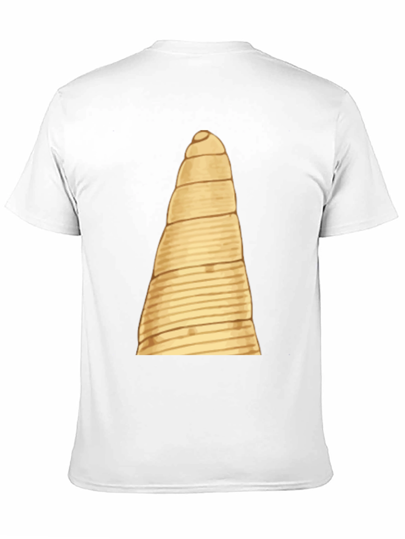 Spiral Straw Tee - Unique Novelty Design