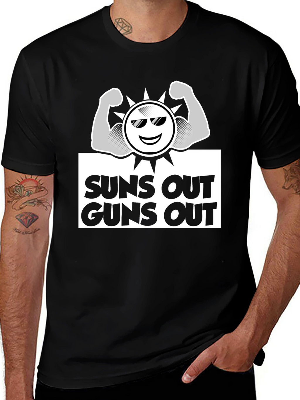 Suns Out Guns Out Graphic T-Shirt