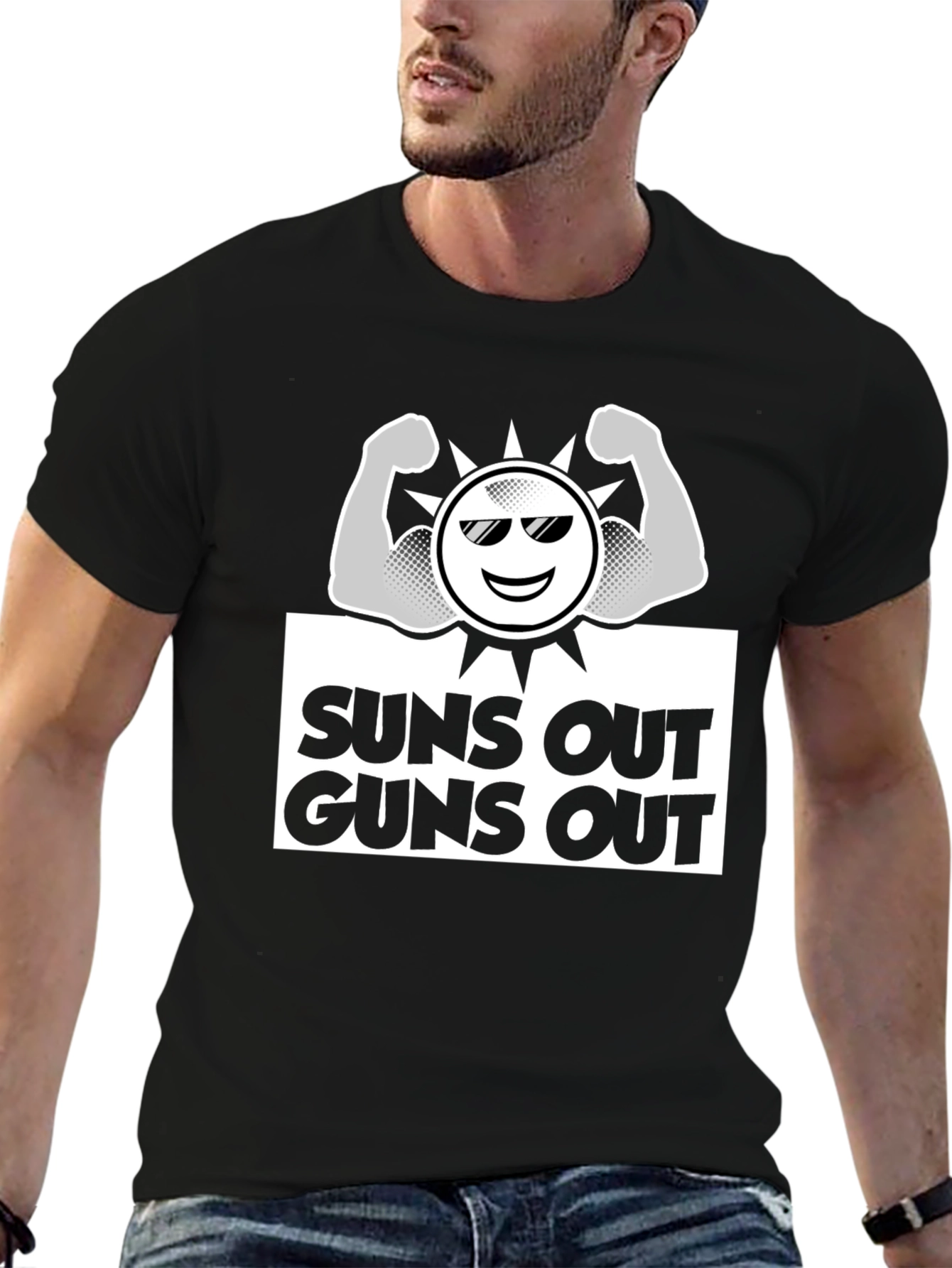 Suns Out Guns Out Graphic T-Shirt