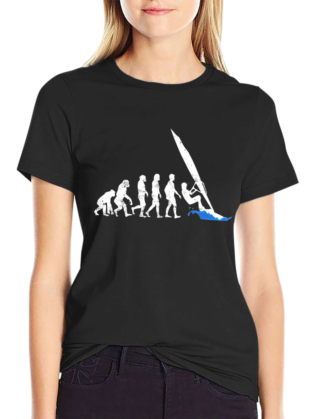 Evolution Windsurfing Black T-Shirt